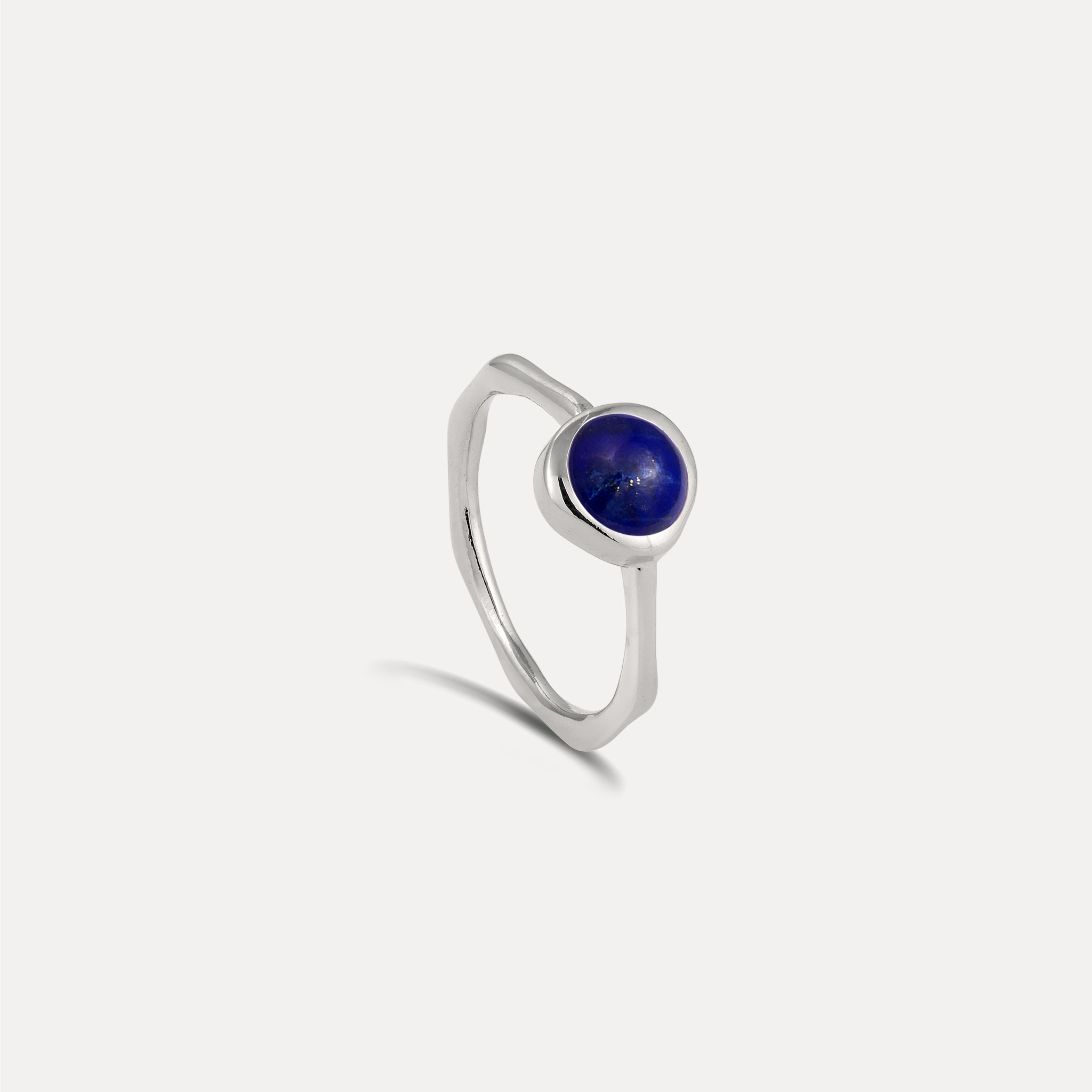 Zodiac Birthstone Ring 925 Silver - Glossy
