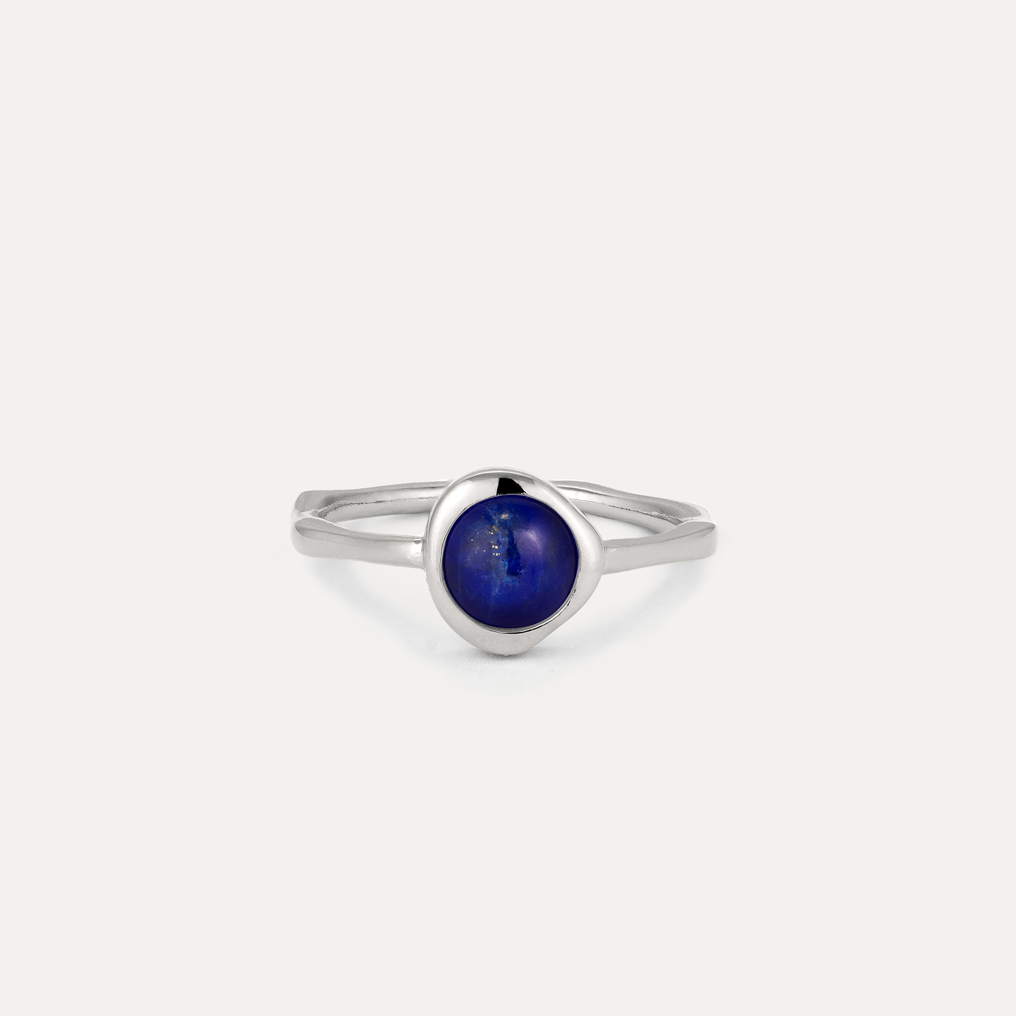 Zodiac Birthstone Ring 925 Silver - Glossy