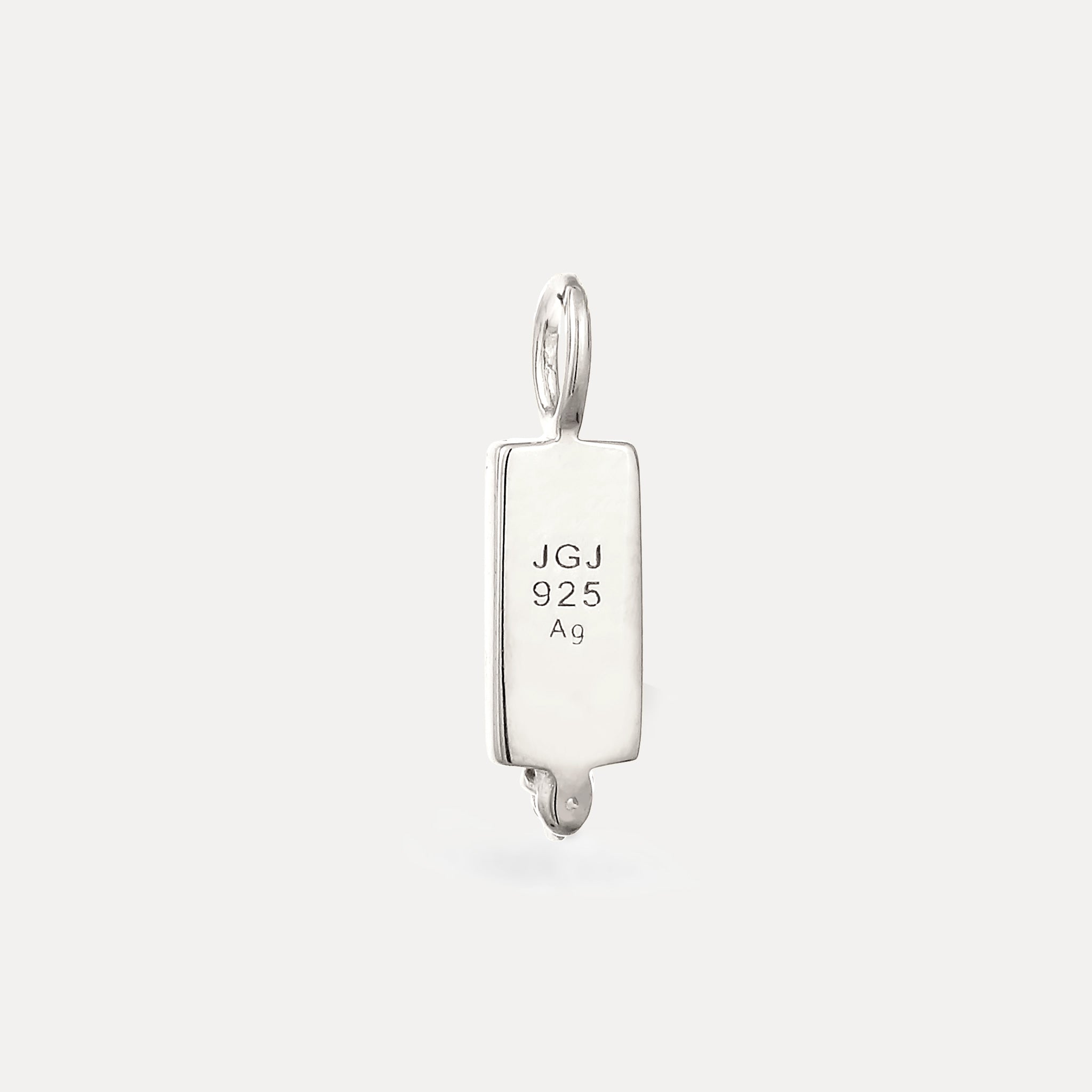 Saphir Engravable Brick Tag Anhänger