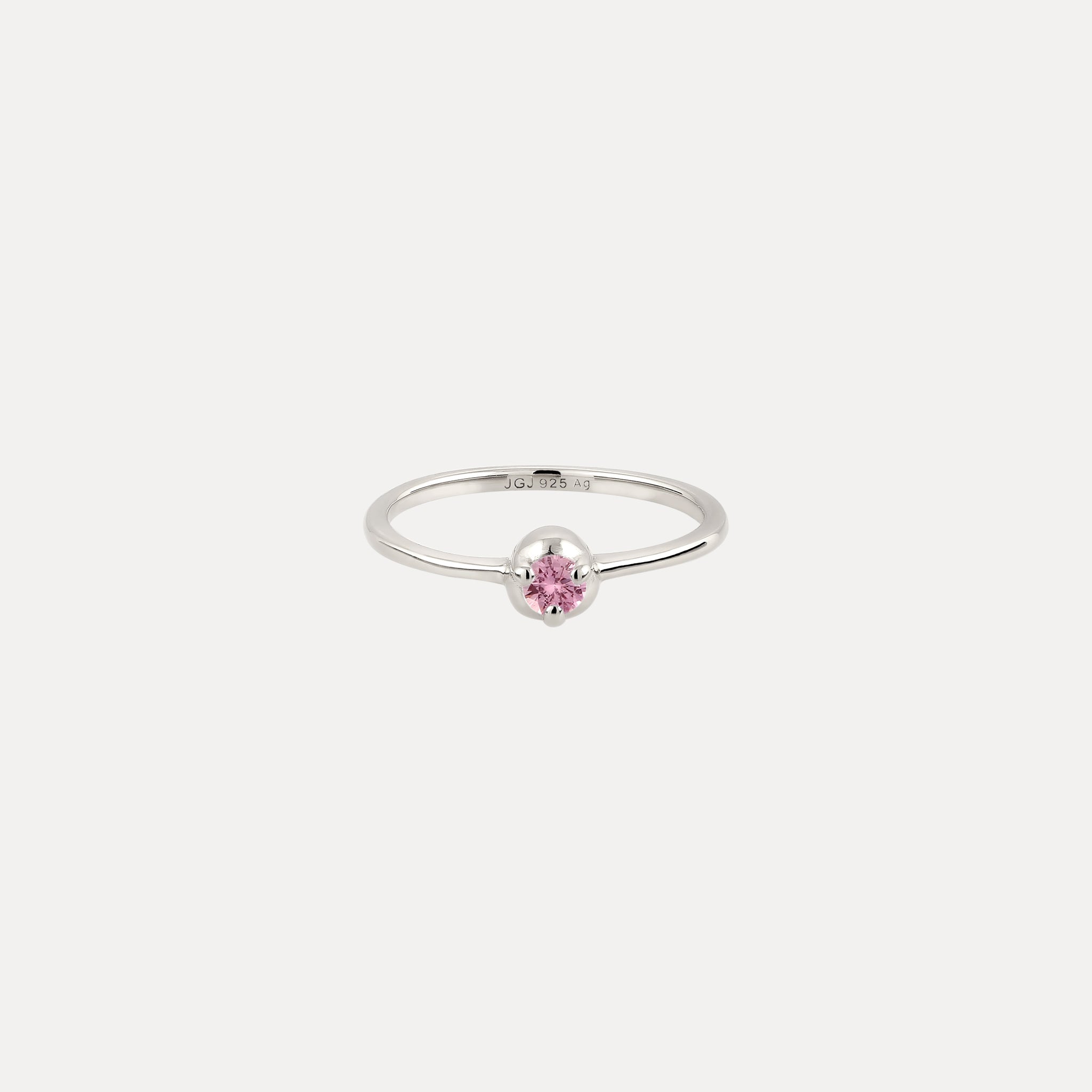 Mini Birthstone Ring 925 Silver