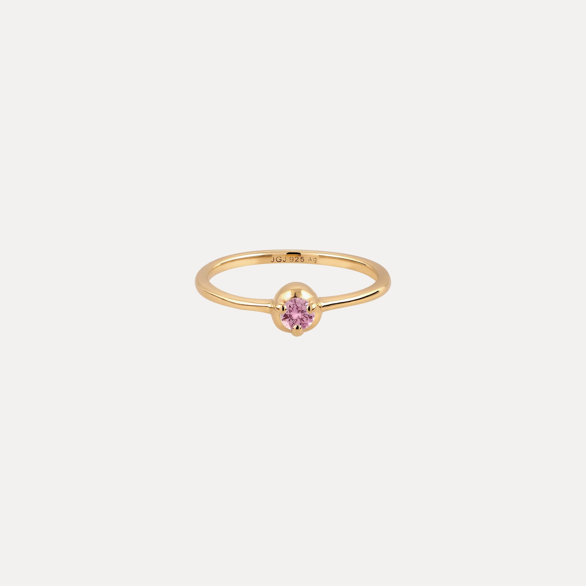 Mini Birthstone Ring 24k Gold Vermeil