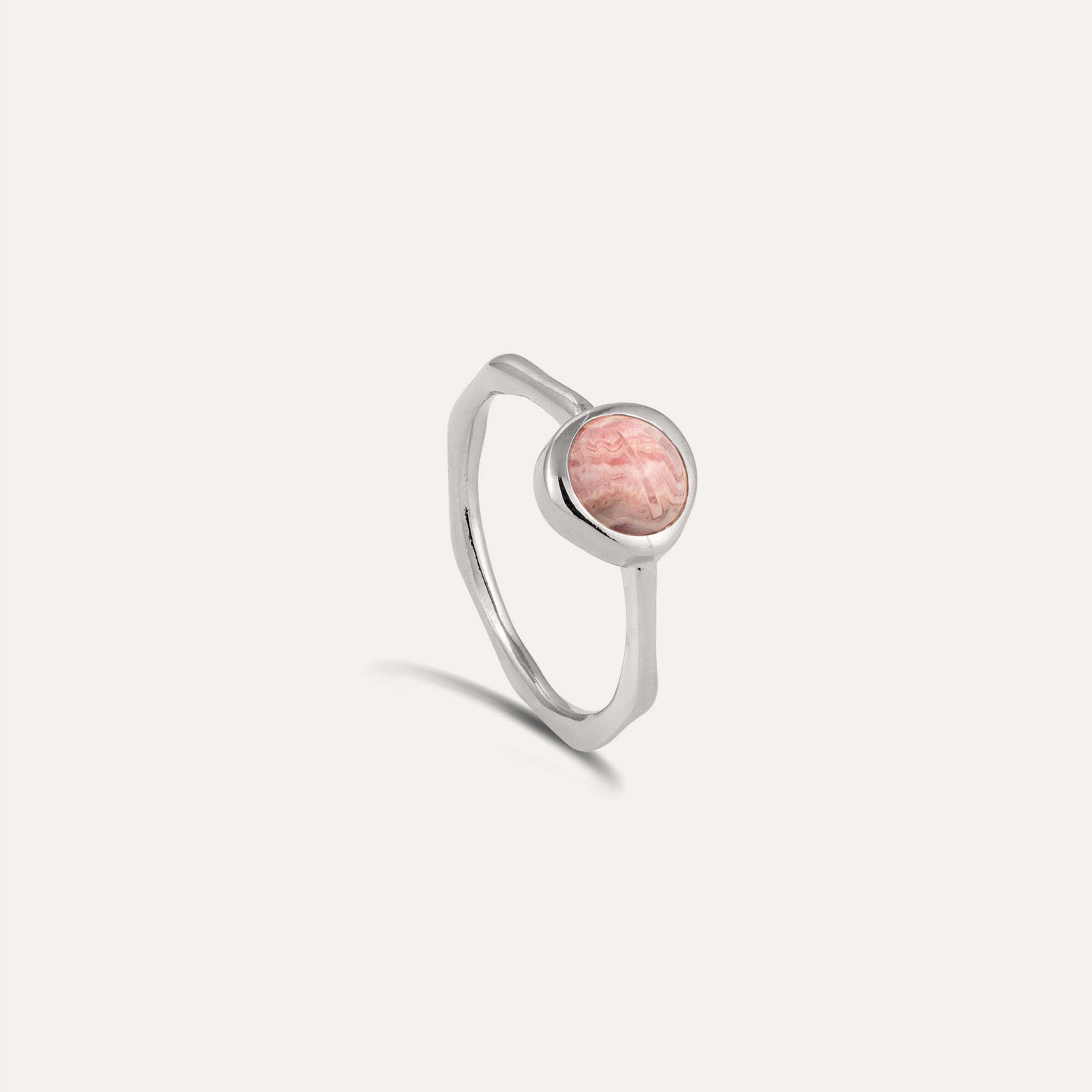 Zodiac Birthstone Ring 925 Silver - Glossy
