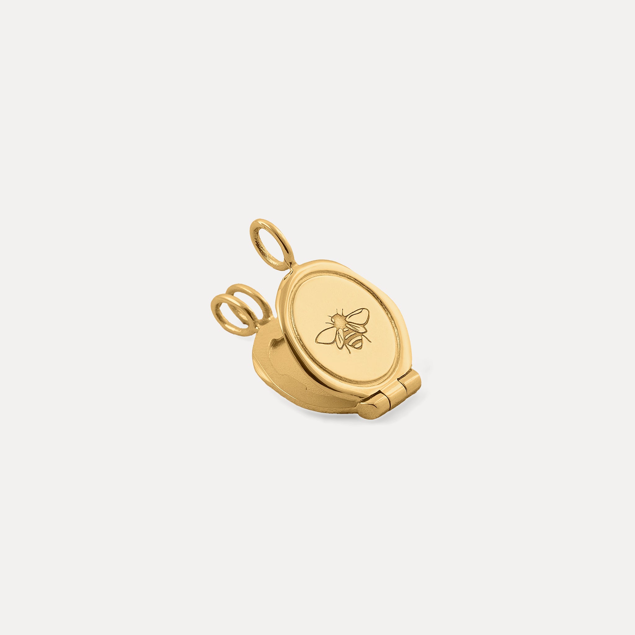 Honey Bee Seal Locket Pendant