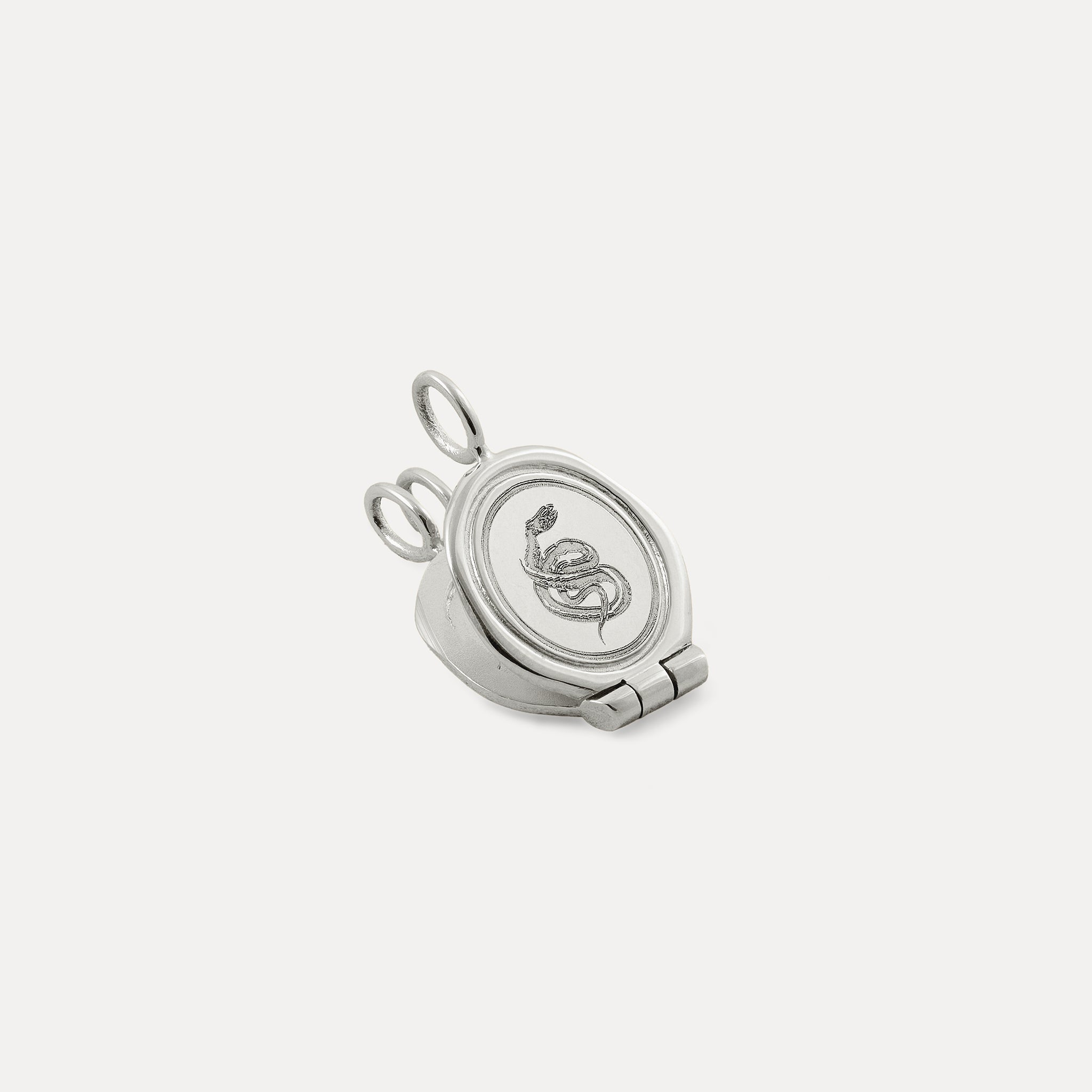 Snake Seal Locket Pendant