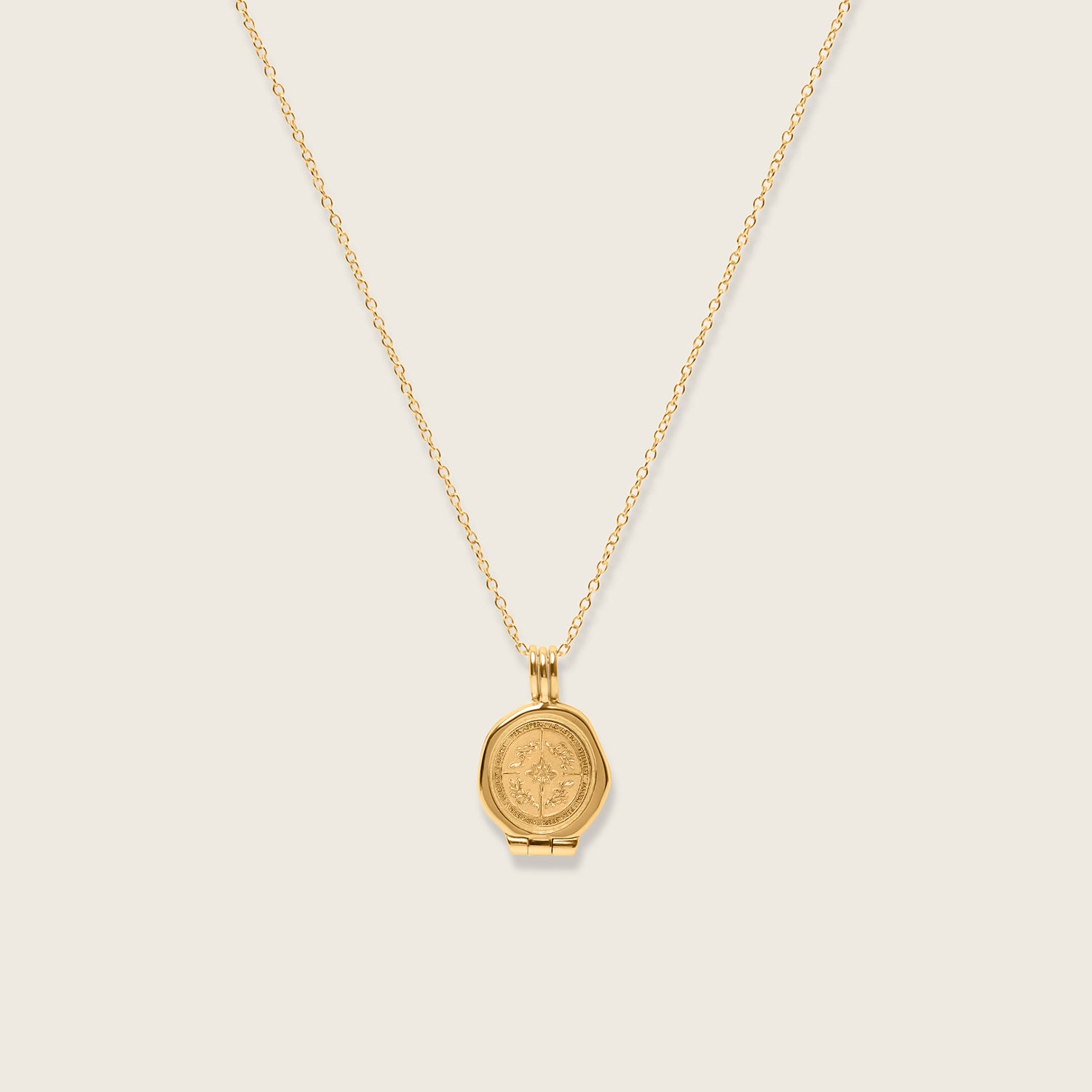 Ad Astra Seal Locket Necklace