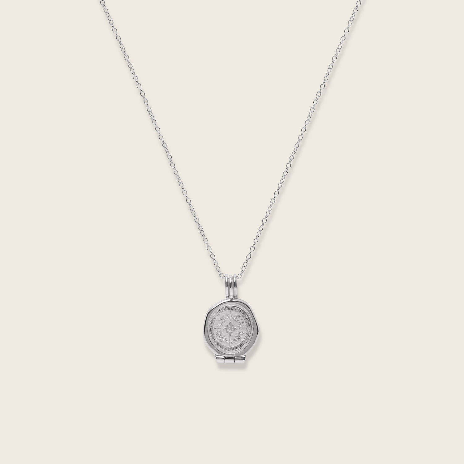 Ad Astra Seal Locket Necklace