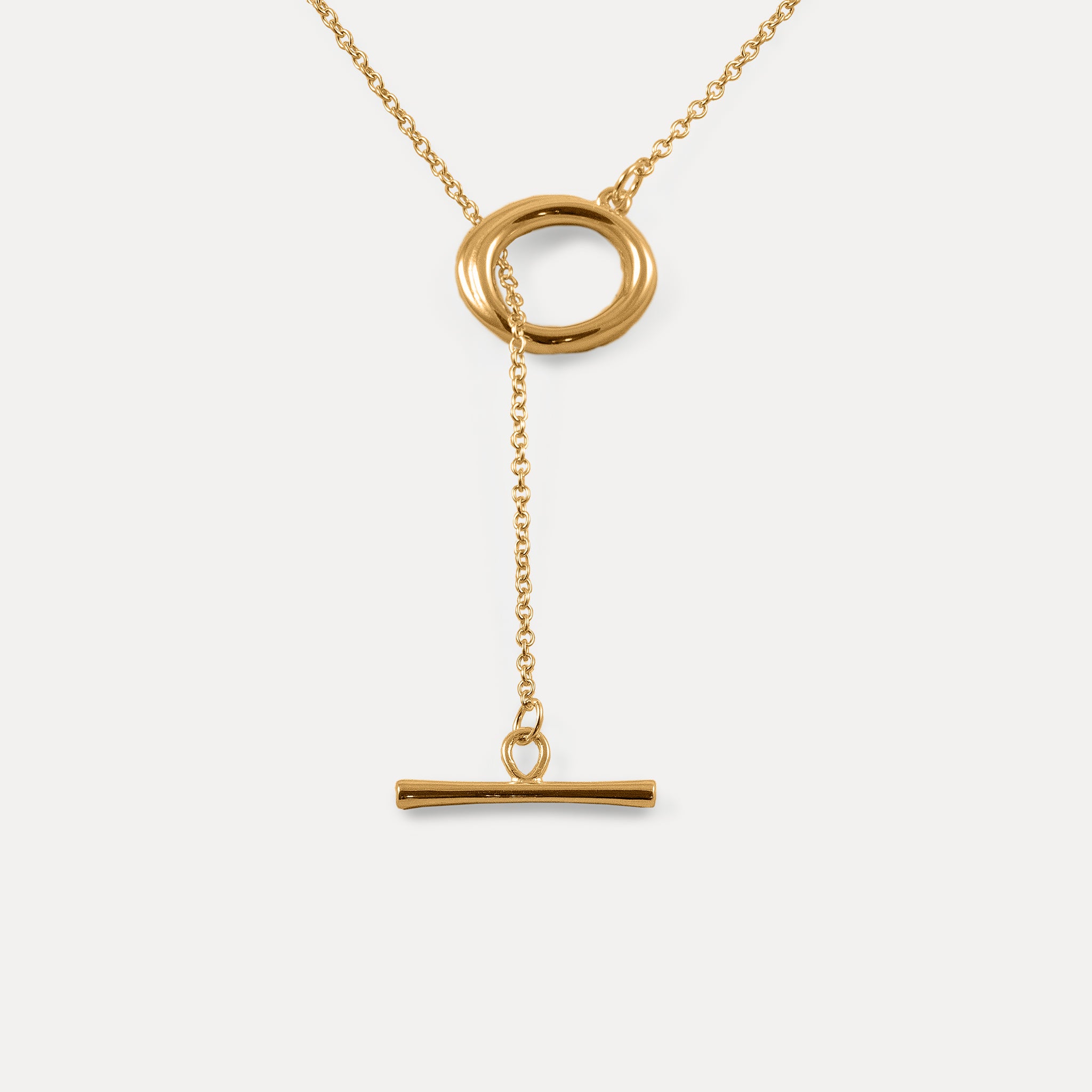 Bonds Path Loop Lariat Necklace
