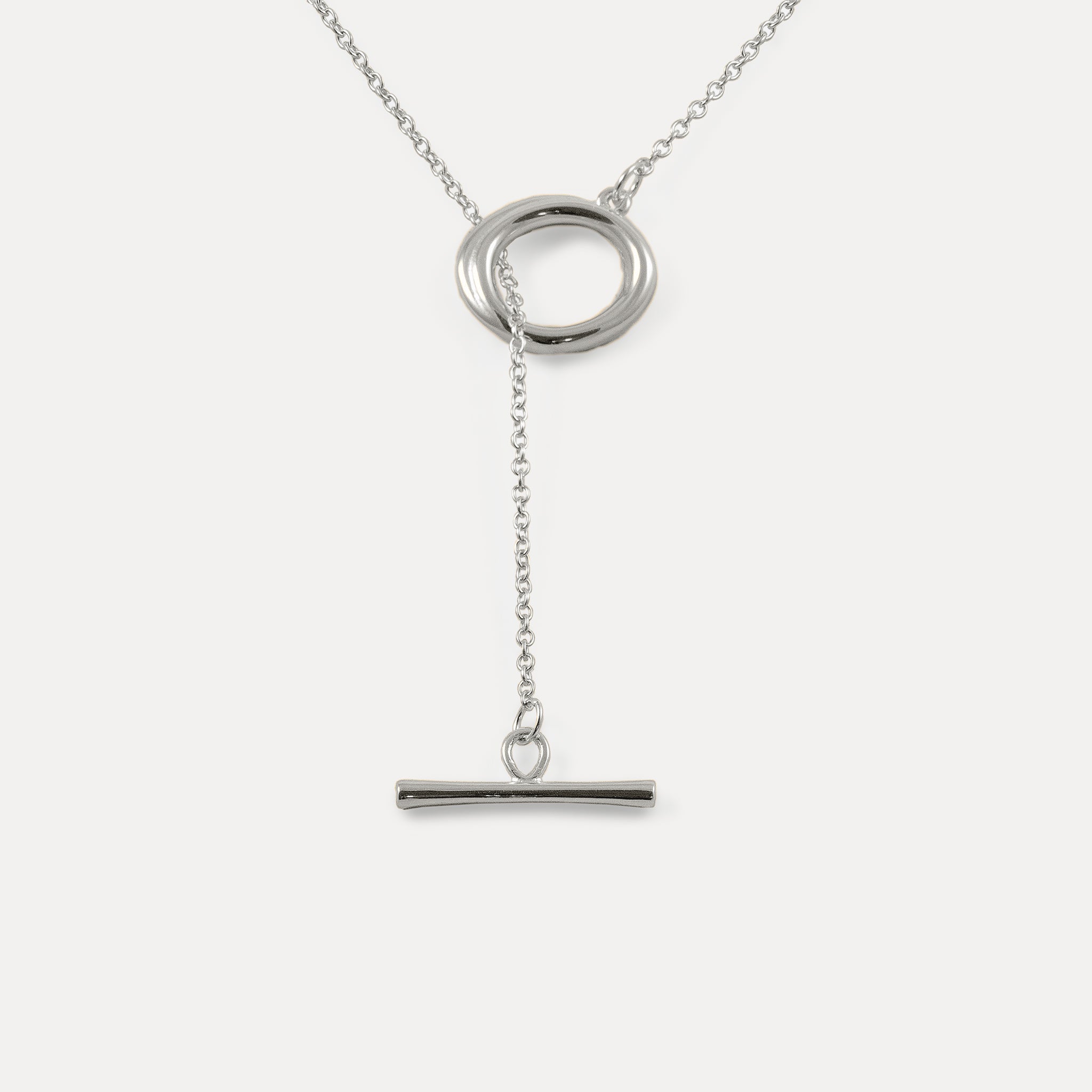 Bonds Path Loop Lariat Necklace