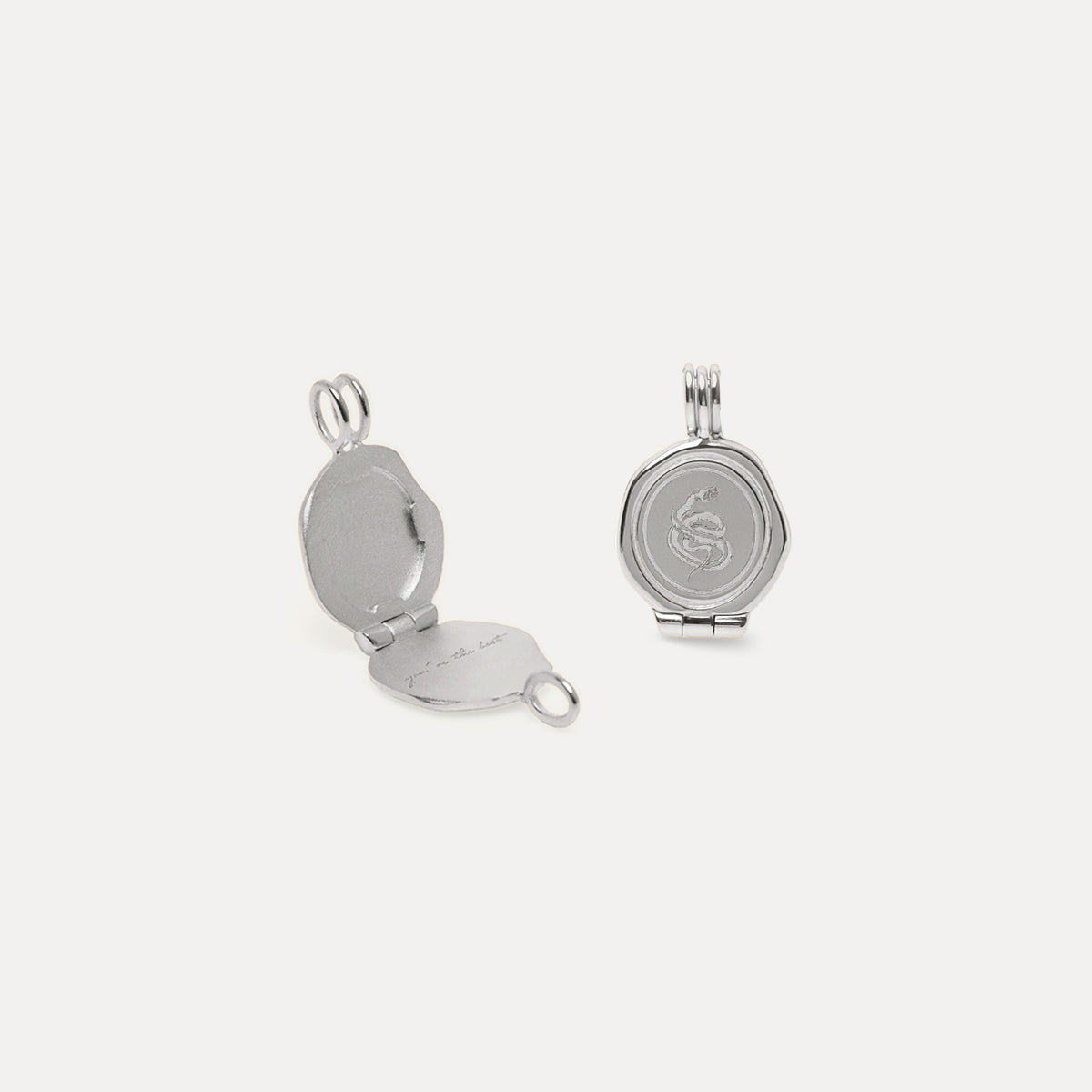 Snake Seal Locket Pendant