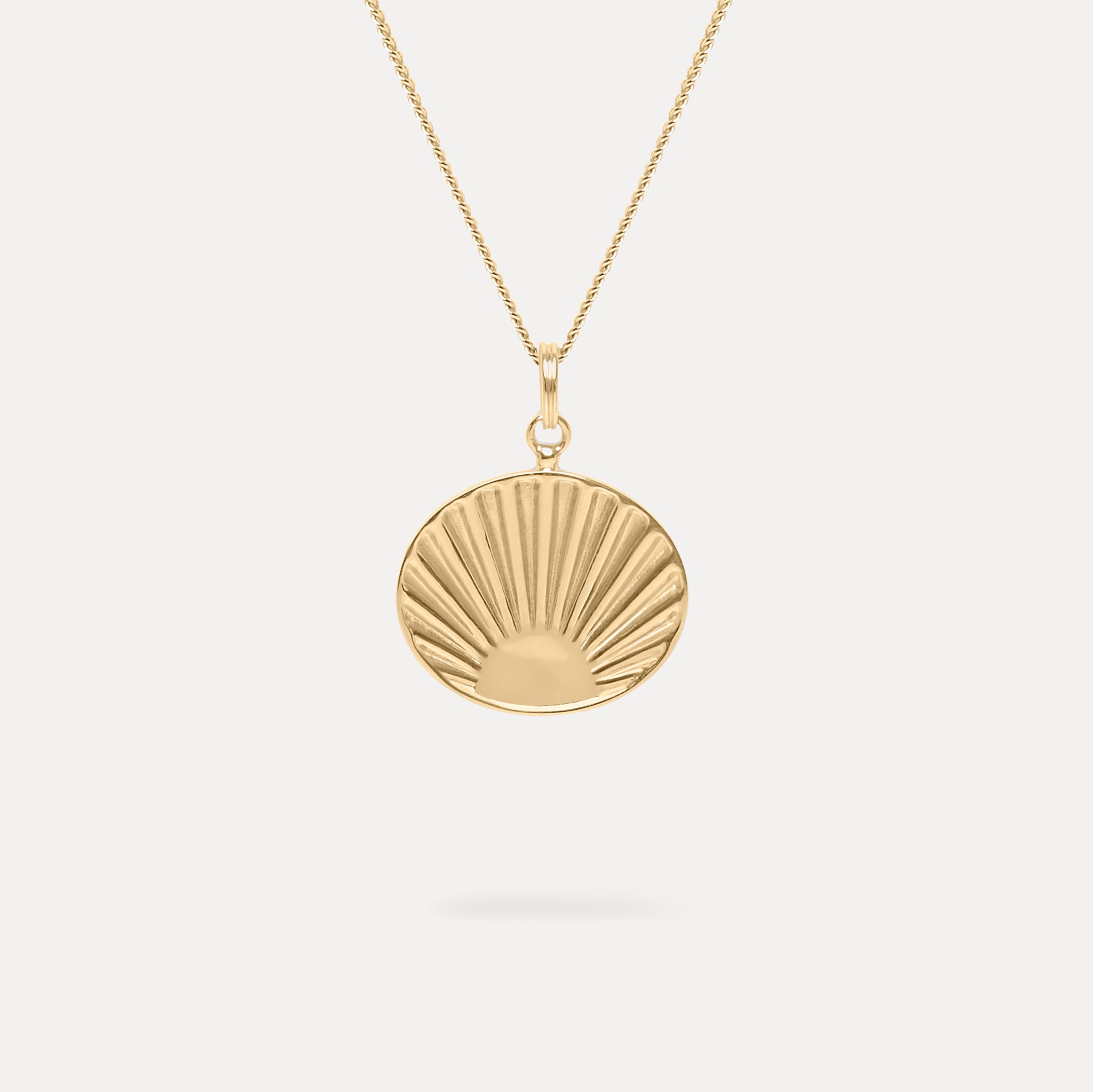 Solar Necklace | 14k Gold