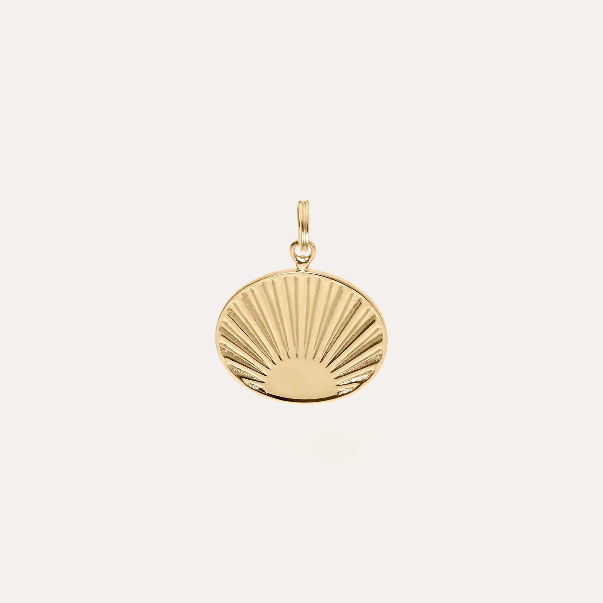 Solar Pendant | 14k Gold