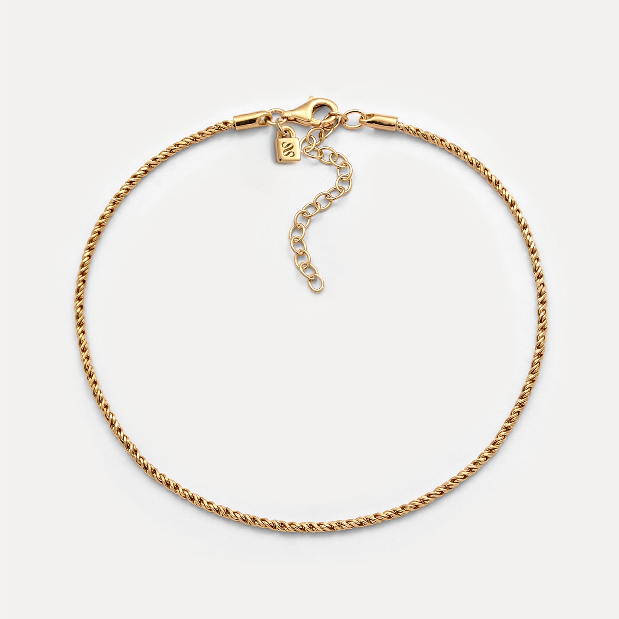 Spiral Chain Anklet