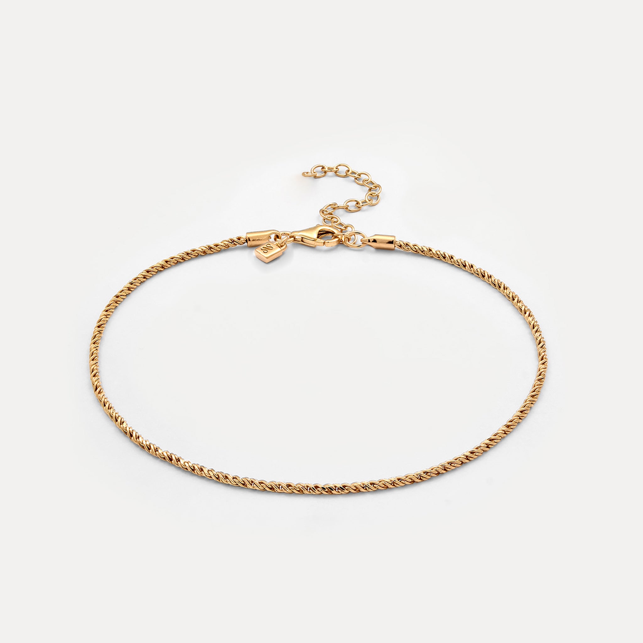Spiral Chain Anklet