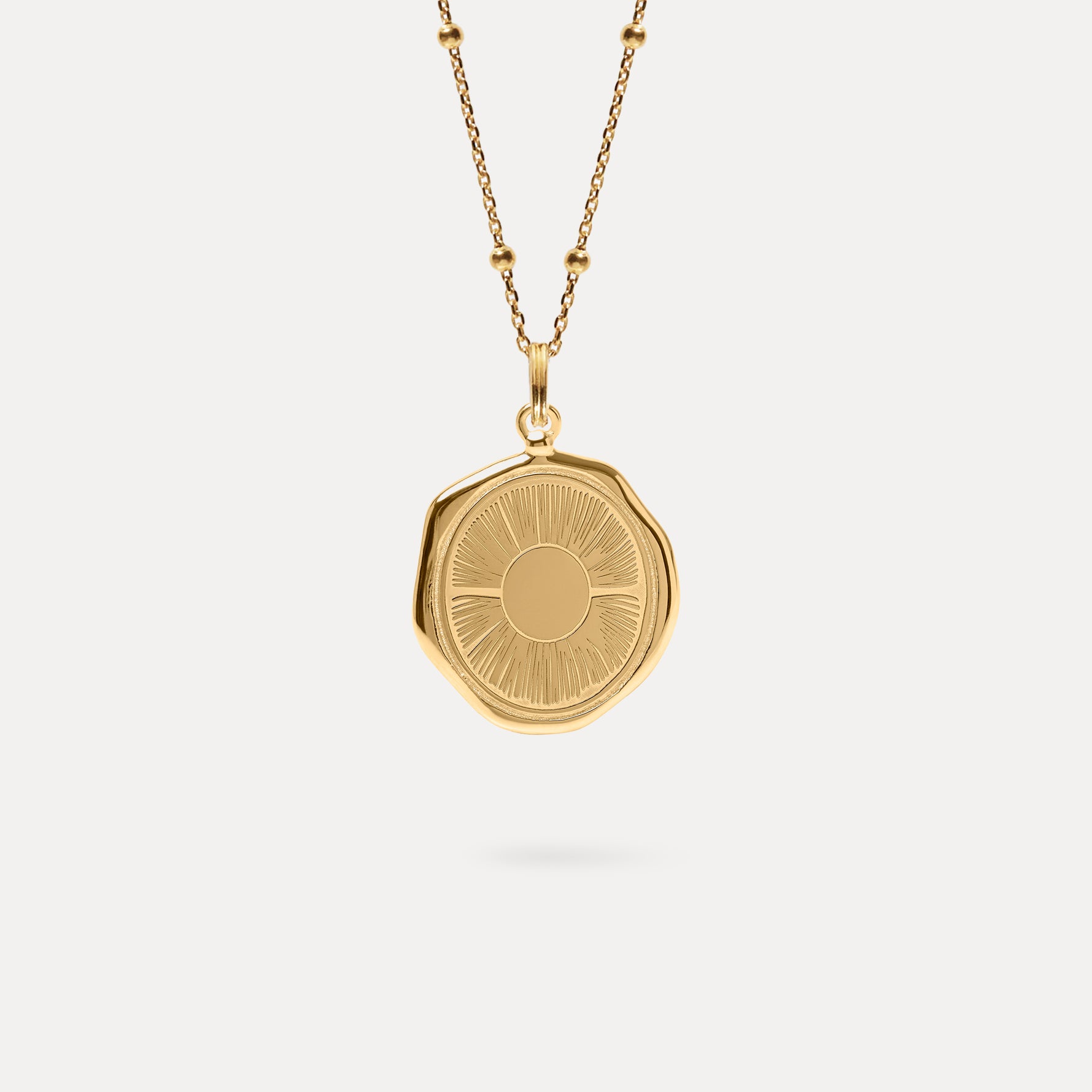 Sun Large Seal Necklace