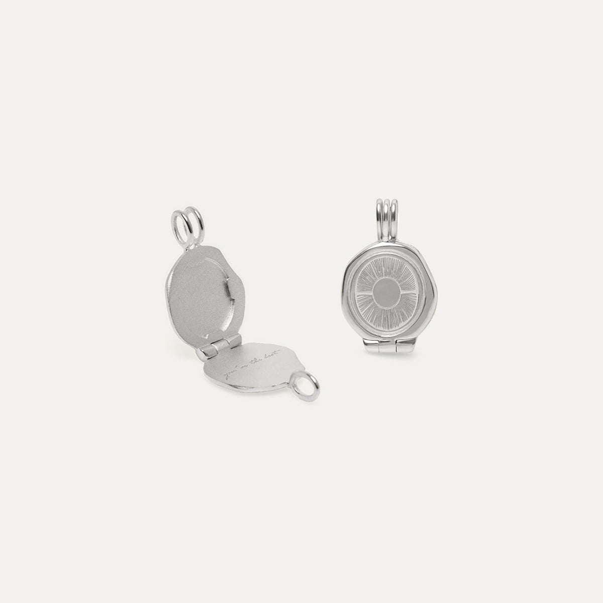 Sun Seal Locket Pendant