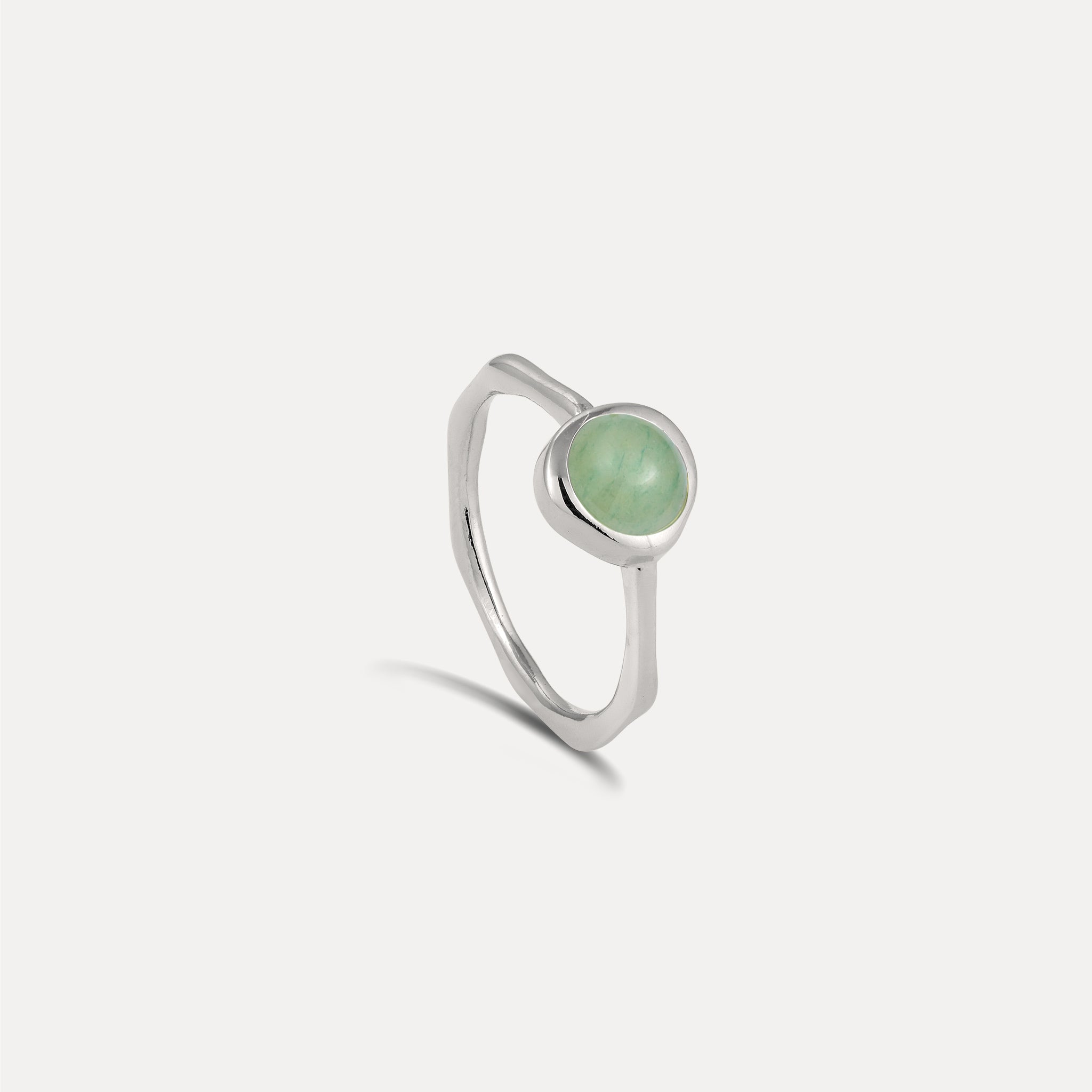Zodiac Birthstone Ring 925 Silver - Glossy