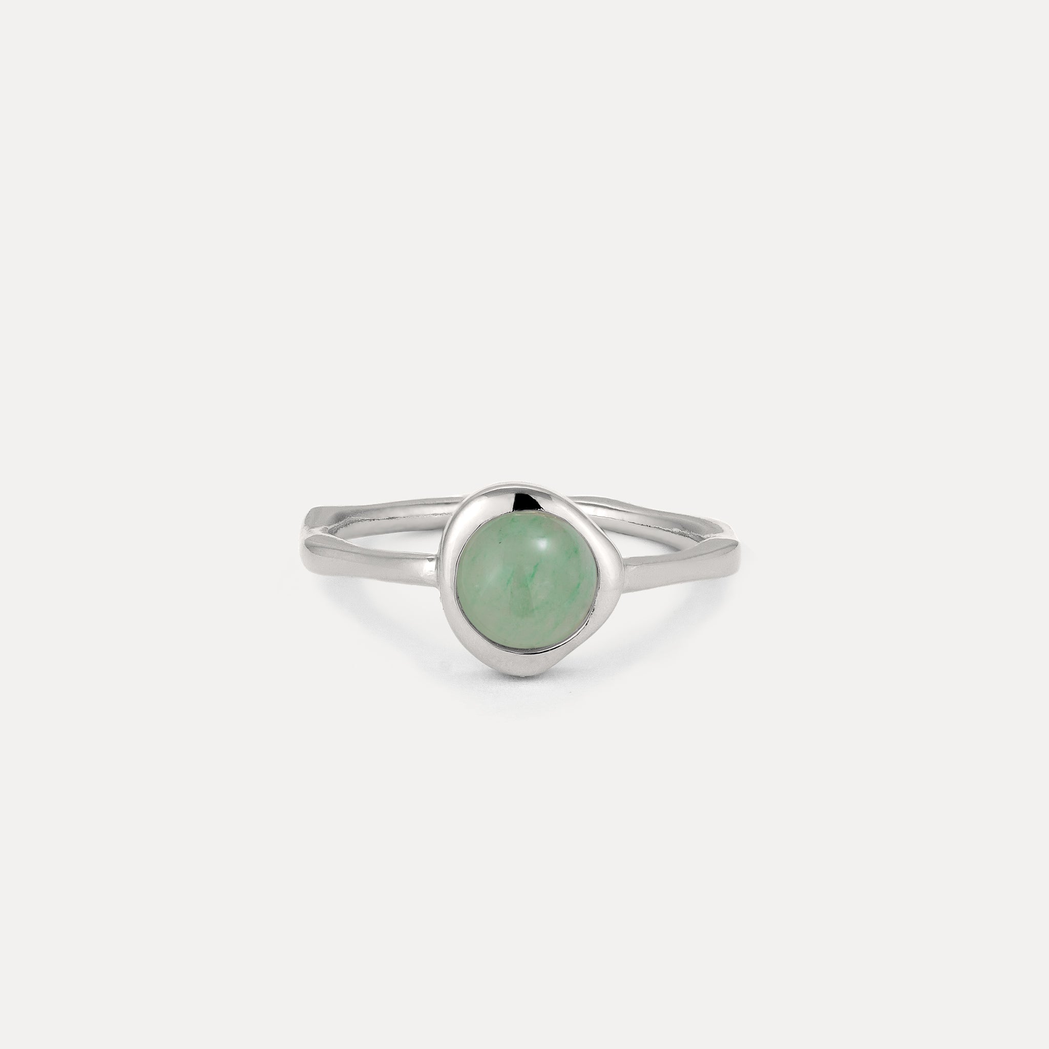 Zodiac Birthstone Ring 925 Silver - Glossy