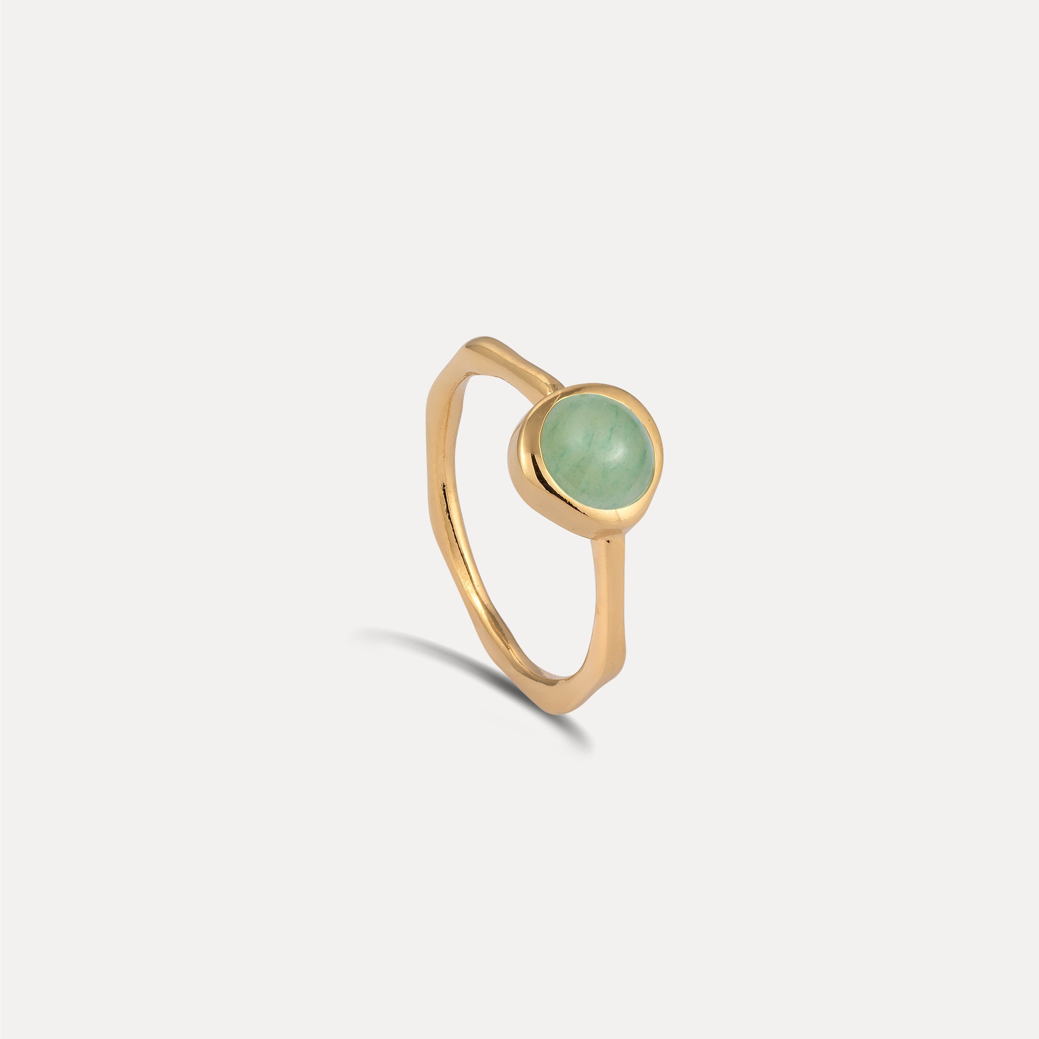Zodiac Birthstone Ring | 14k Gold - Glossy