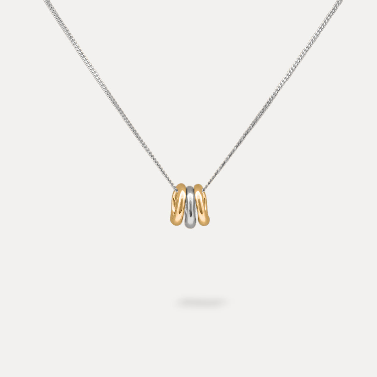 The Gathering Necklace Mixed Gold Vermeil