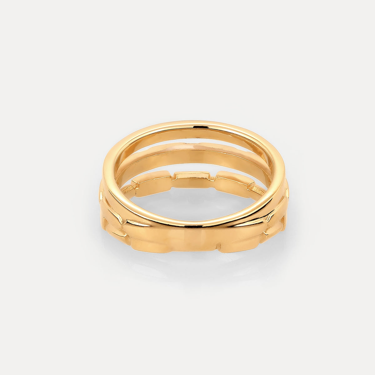 Triple Offset Brick Ring