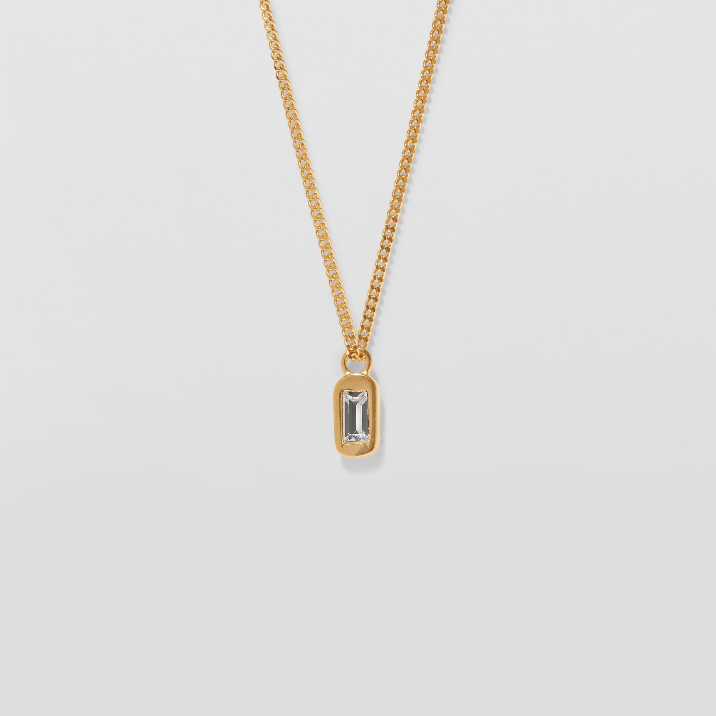 White Crystals Unique Necklace