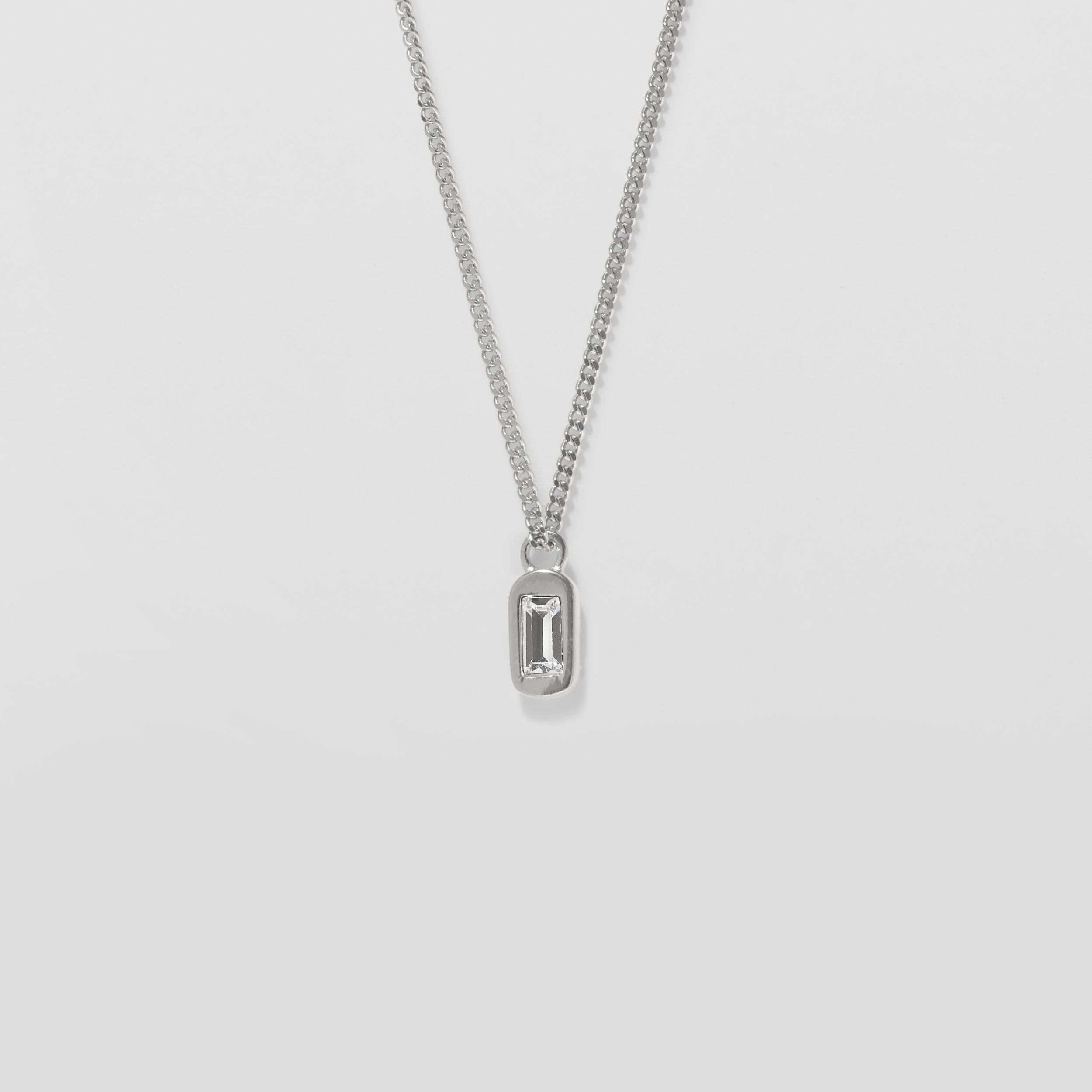 White Crystals Unique Necklace