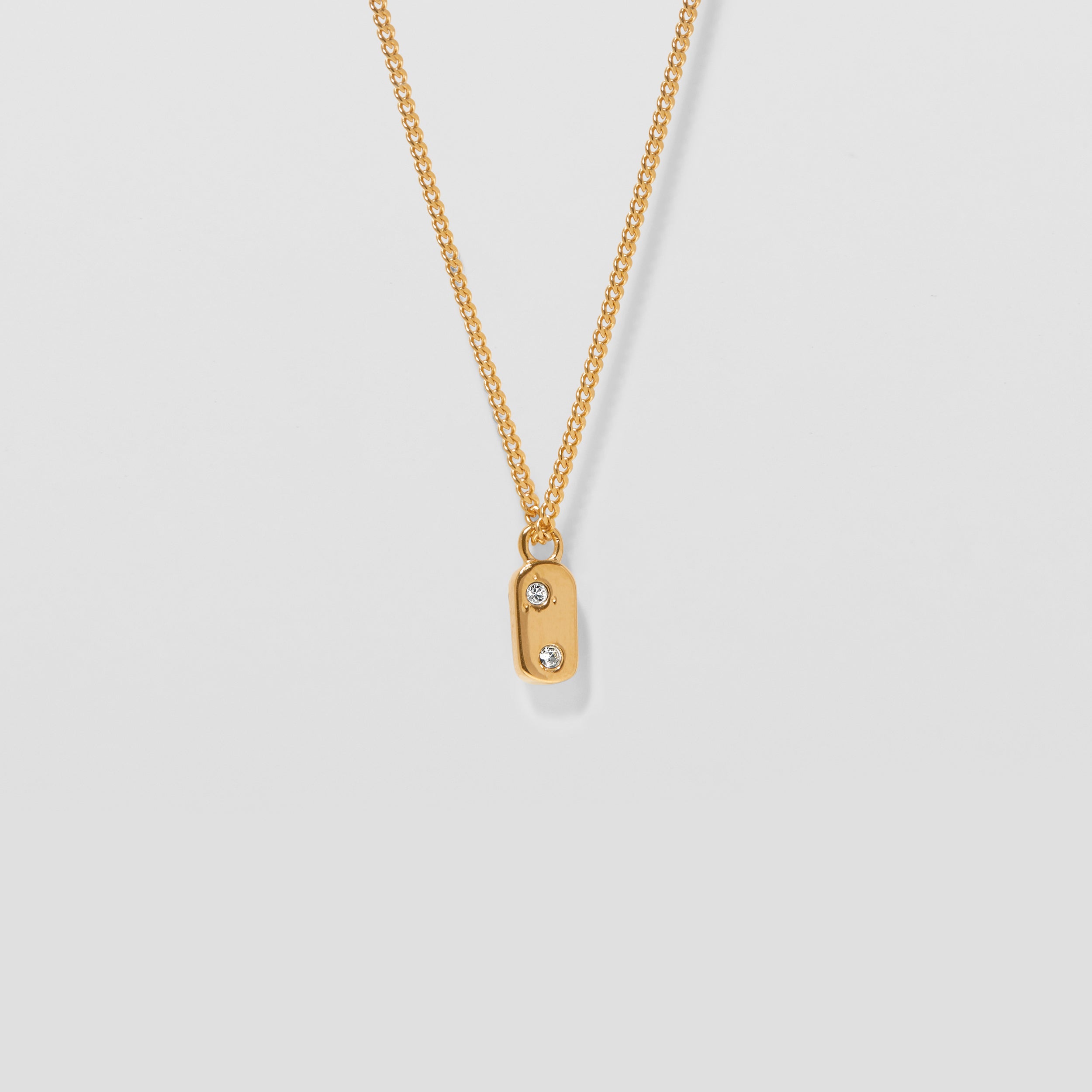 White Crystals Unique Necklace