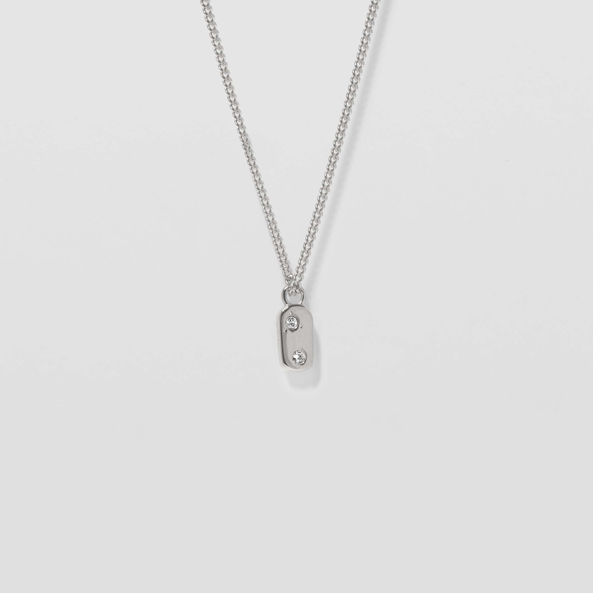 White Crystals Unique Necklace