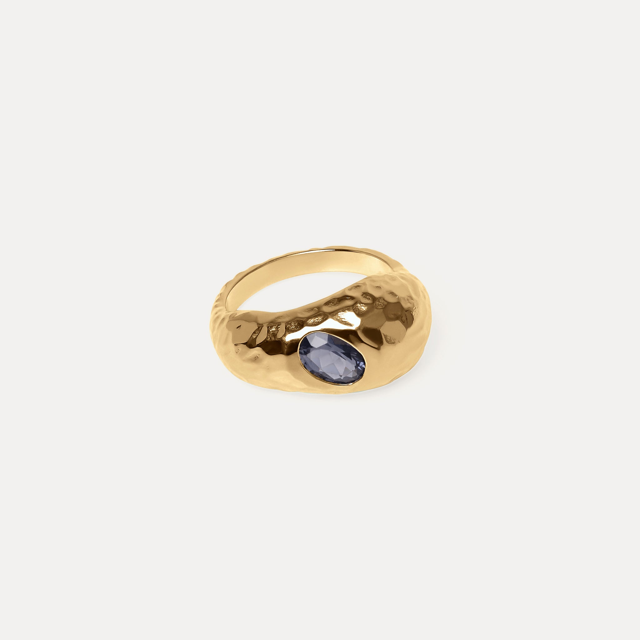 Violet Fizz Cocktail Ring Iolith