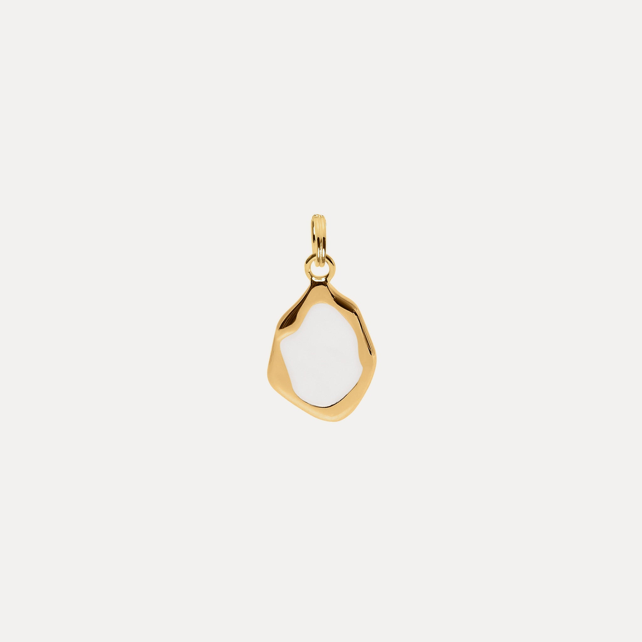 Oyster Necklace Pearl White