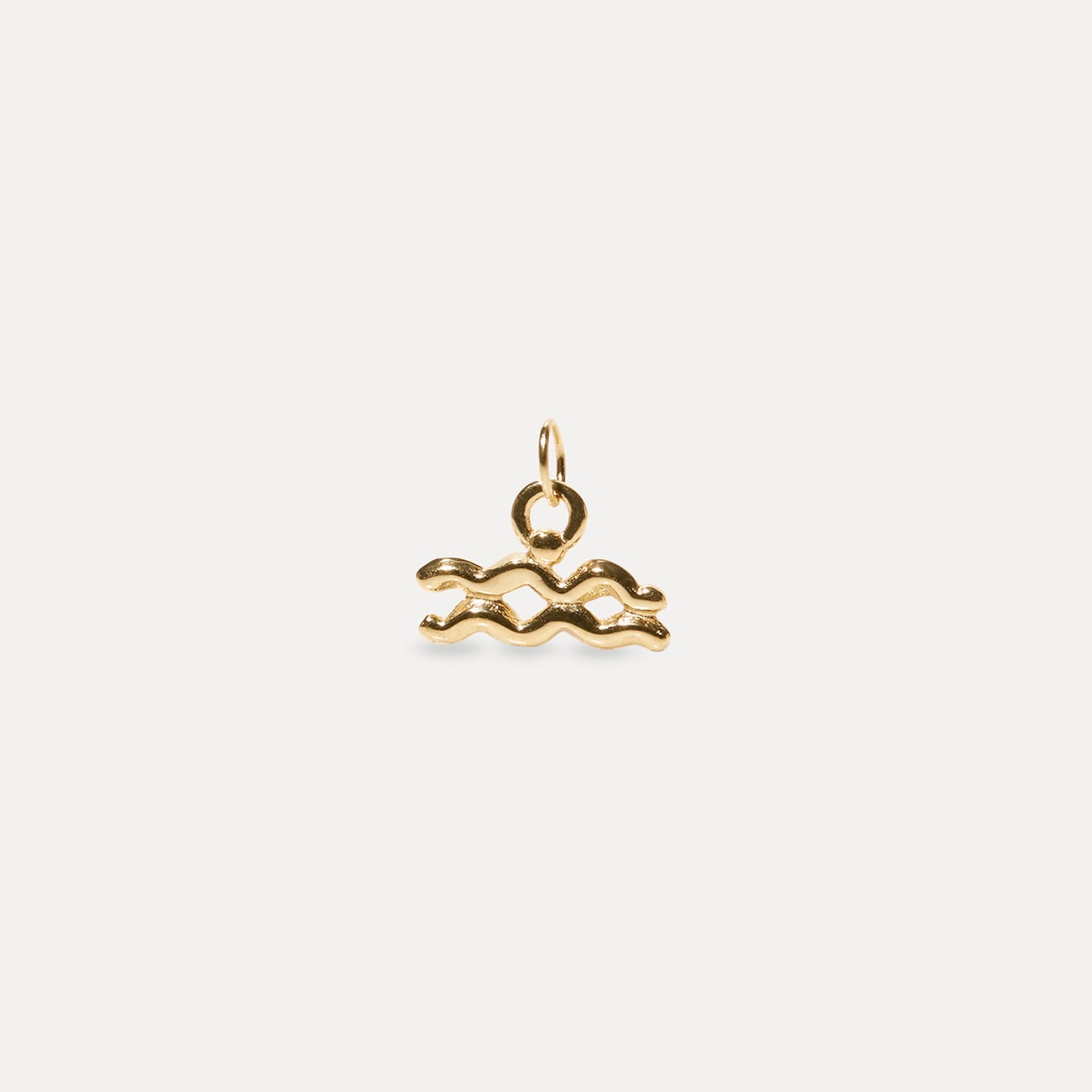 Zodiac Charm Pendant | 14k Gold