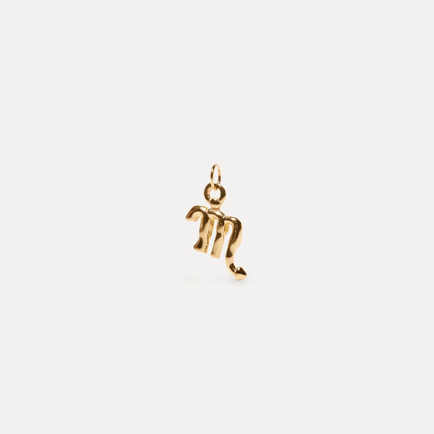 Zodiac Charm Pendant | 14k Gold