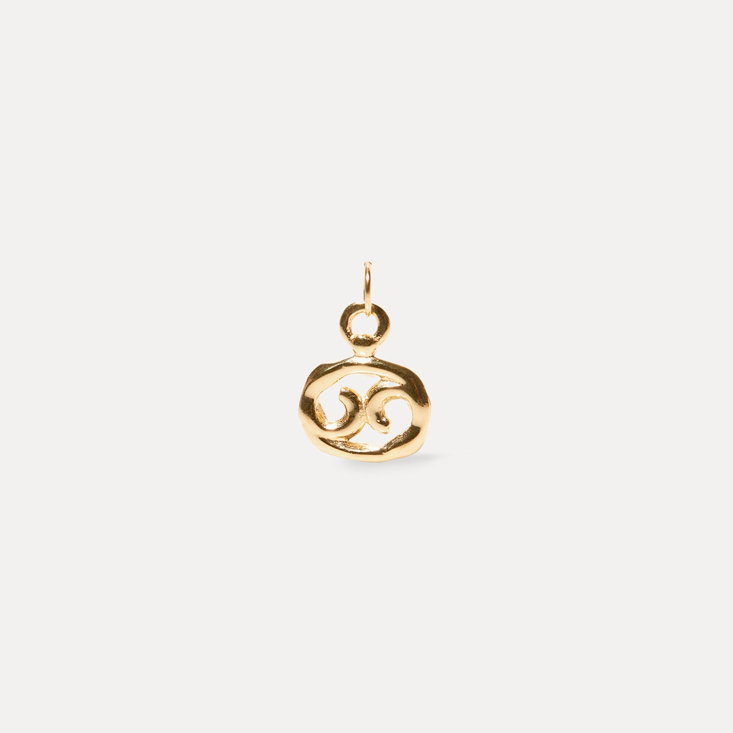 Zodiac Charm Pendant | 14k Gold