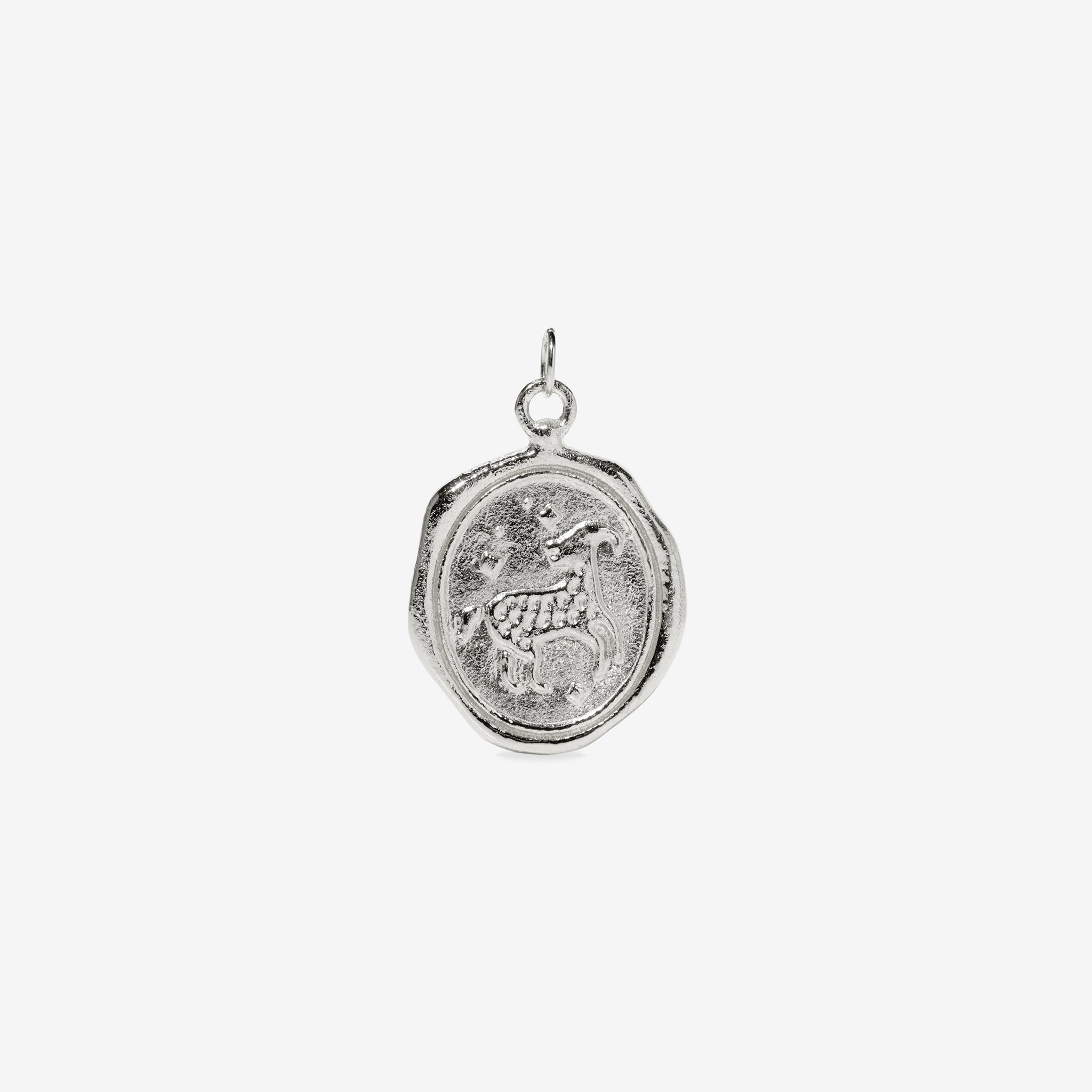 Zodiac Seal Pendant 925 Silver