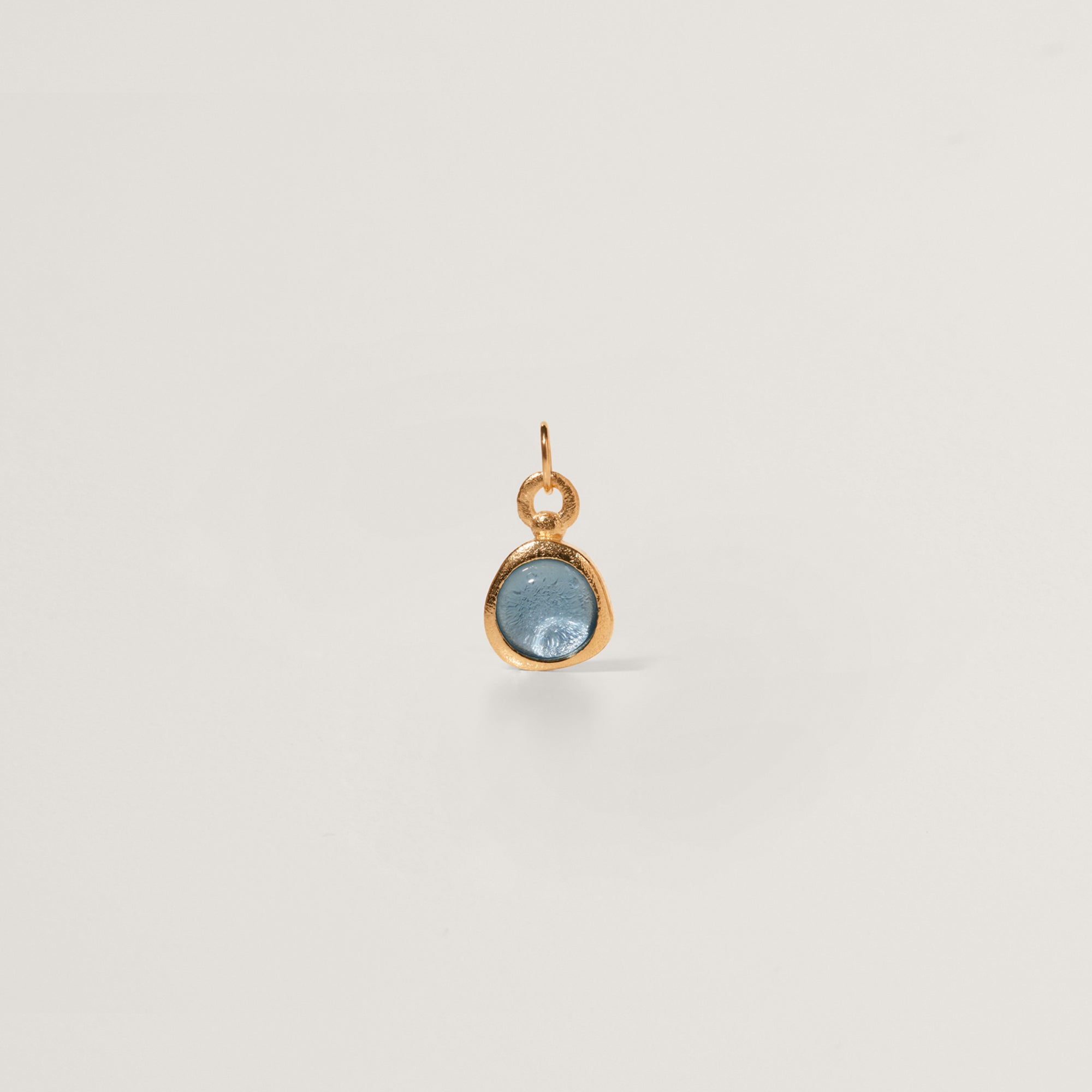 Aquamarine Stone Fluid Necklace