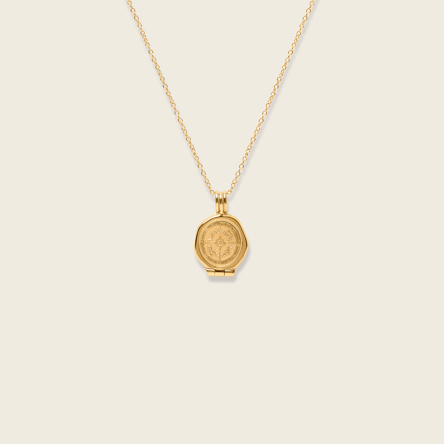 Ad Astra Seal Locket Necklace