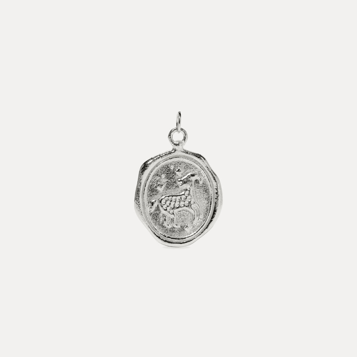 Zodiac Seal Pendant 925 Silver