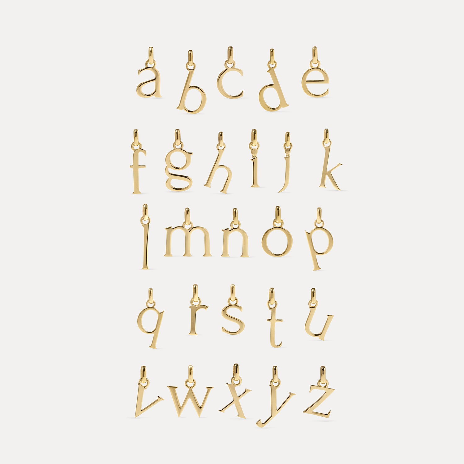 Initial with Anchor Chain | 14k Gold