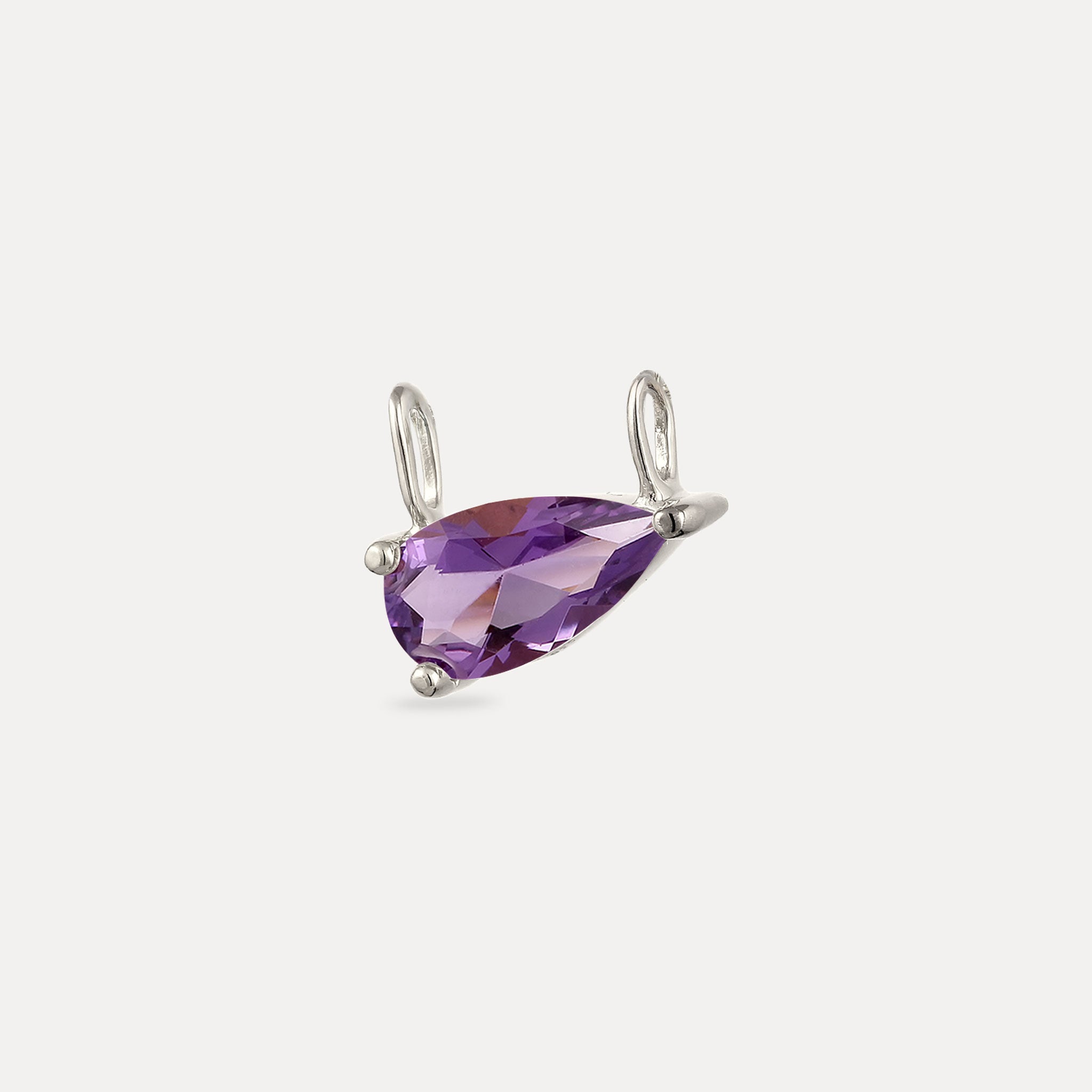 Amethyst Balance Drop Pendant