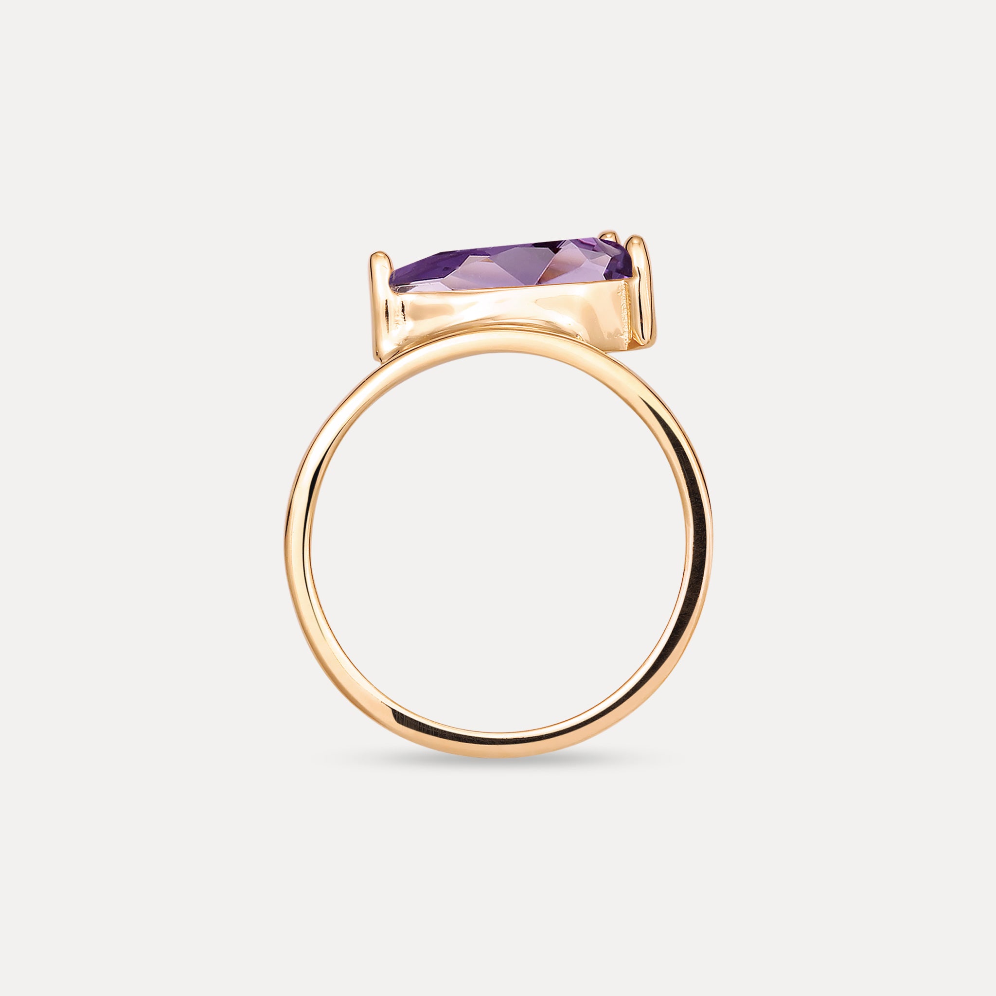 Beryl Balance Drop Ring | 14k Solid Gold