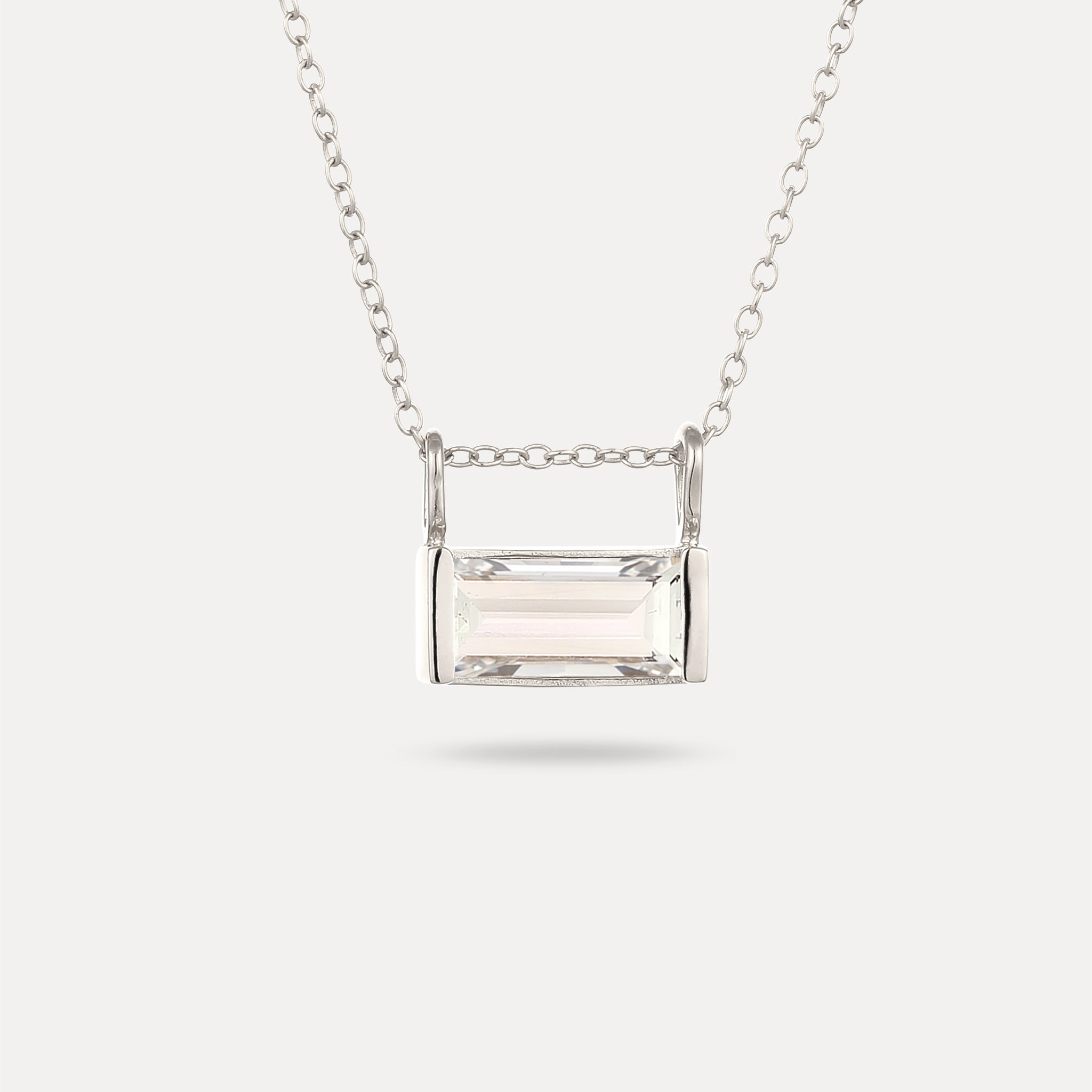 Beryl Balance Baguette Pendant