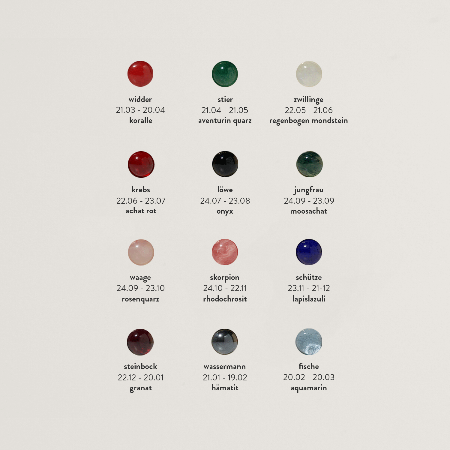 Zodiac Birthstone Necklace 14k Solid Gold