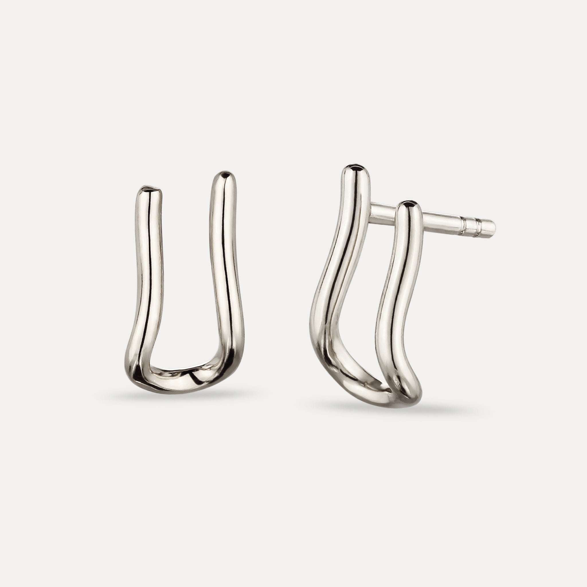 Charm Hanger Hoops Earrings