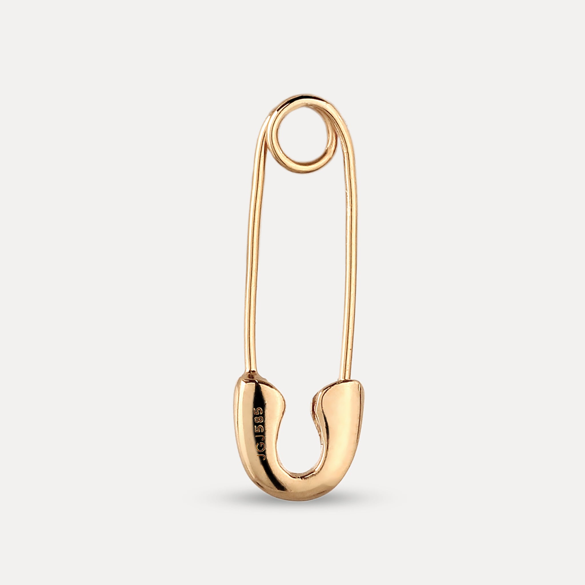 Charm Pin Pendant | 14k Solid Gold