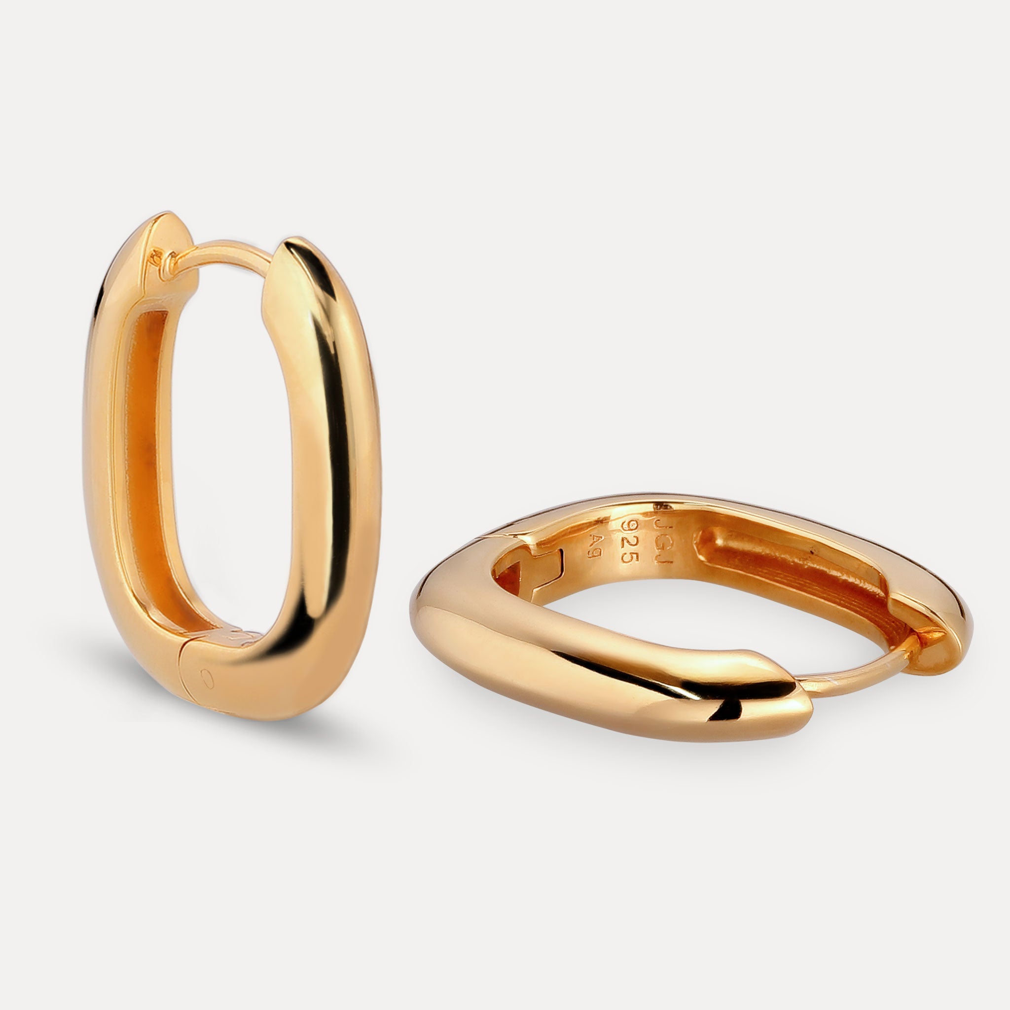 Contour Hoops Earrings