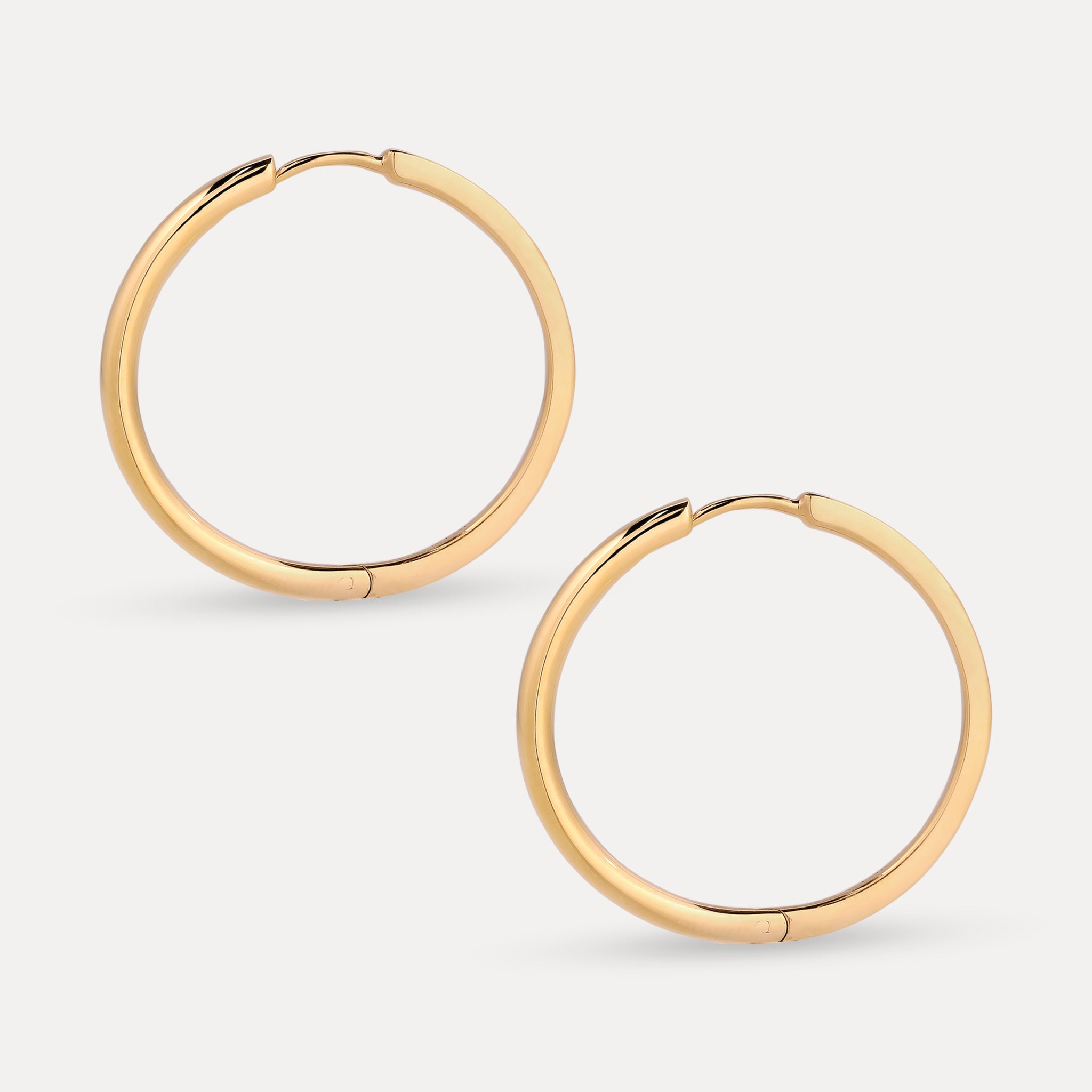 Double-Sided Hoops Earrings