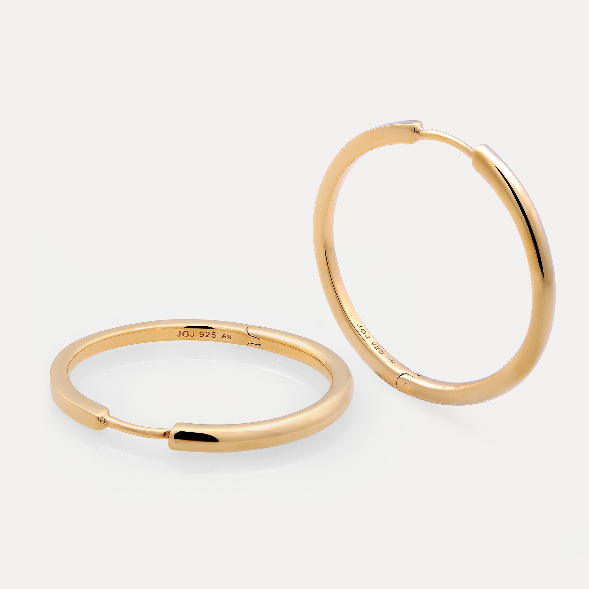 Double-Sided Hoops Earrings