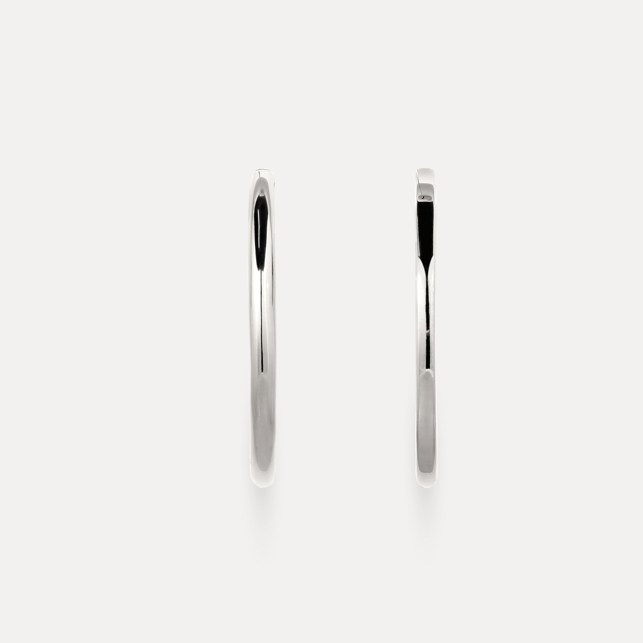 Double-Sided Hoops Earrings