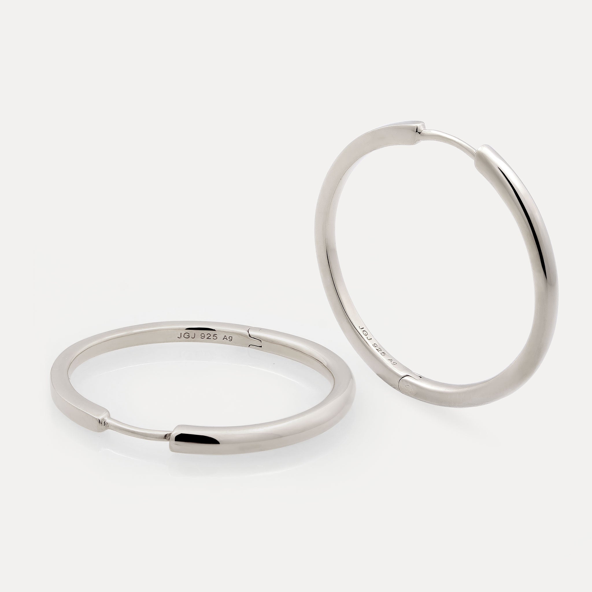 Double-Sided Hoops Earrings