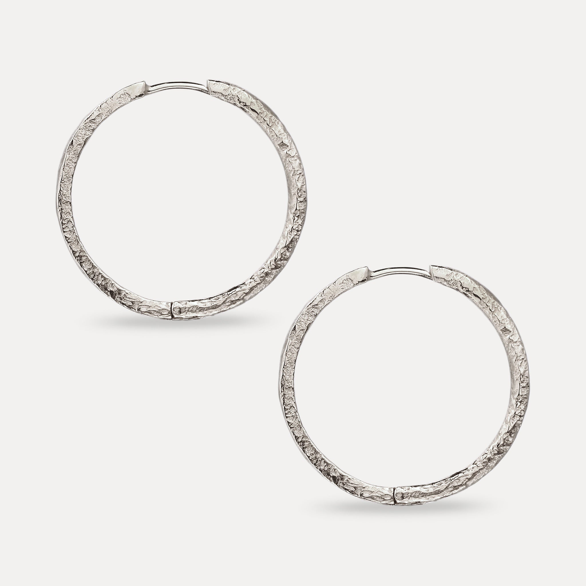 Double-Sided Hoops Earrings - Antique